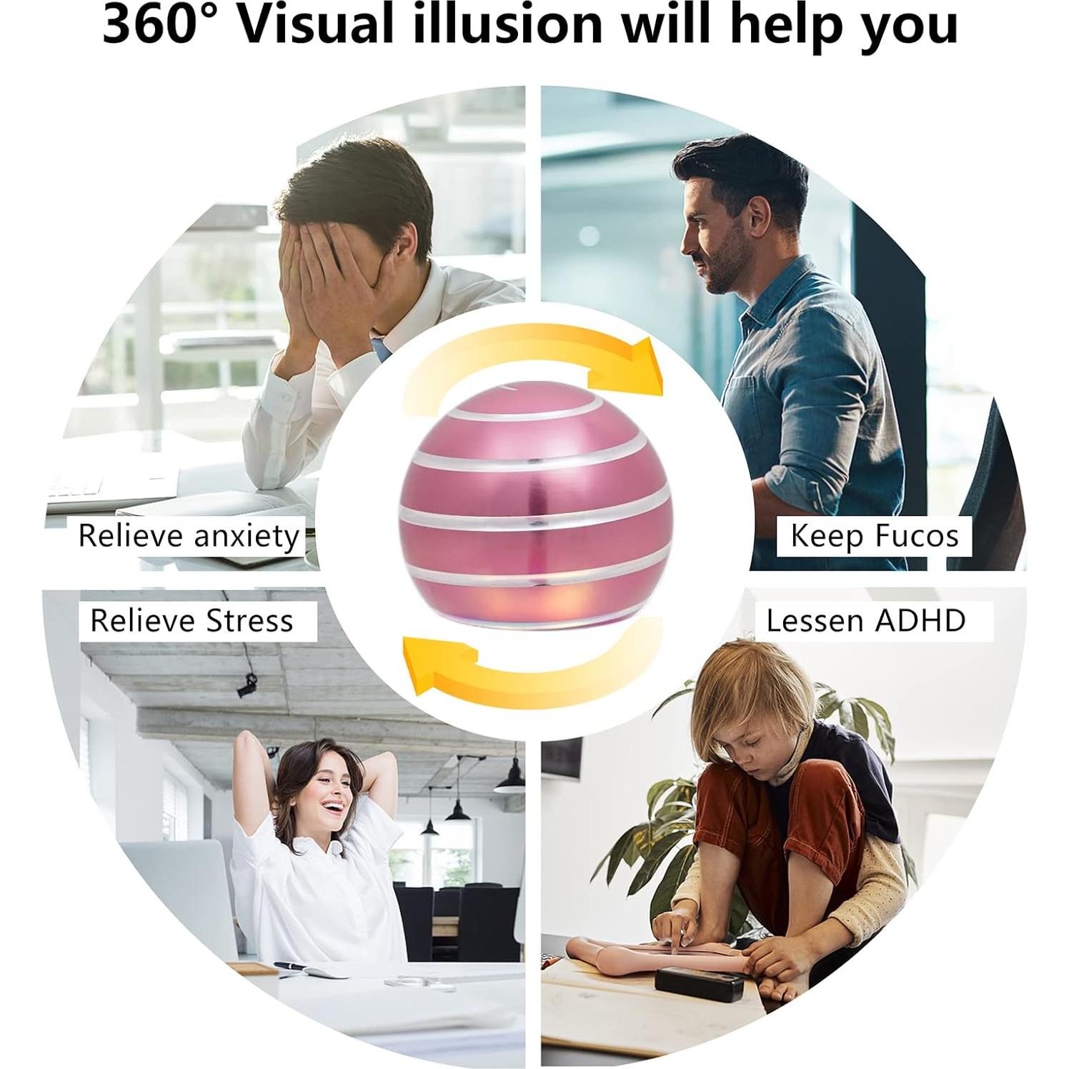 Juguete Antiestrés Cinético Samilalago Rosa 3.68 cm