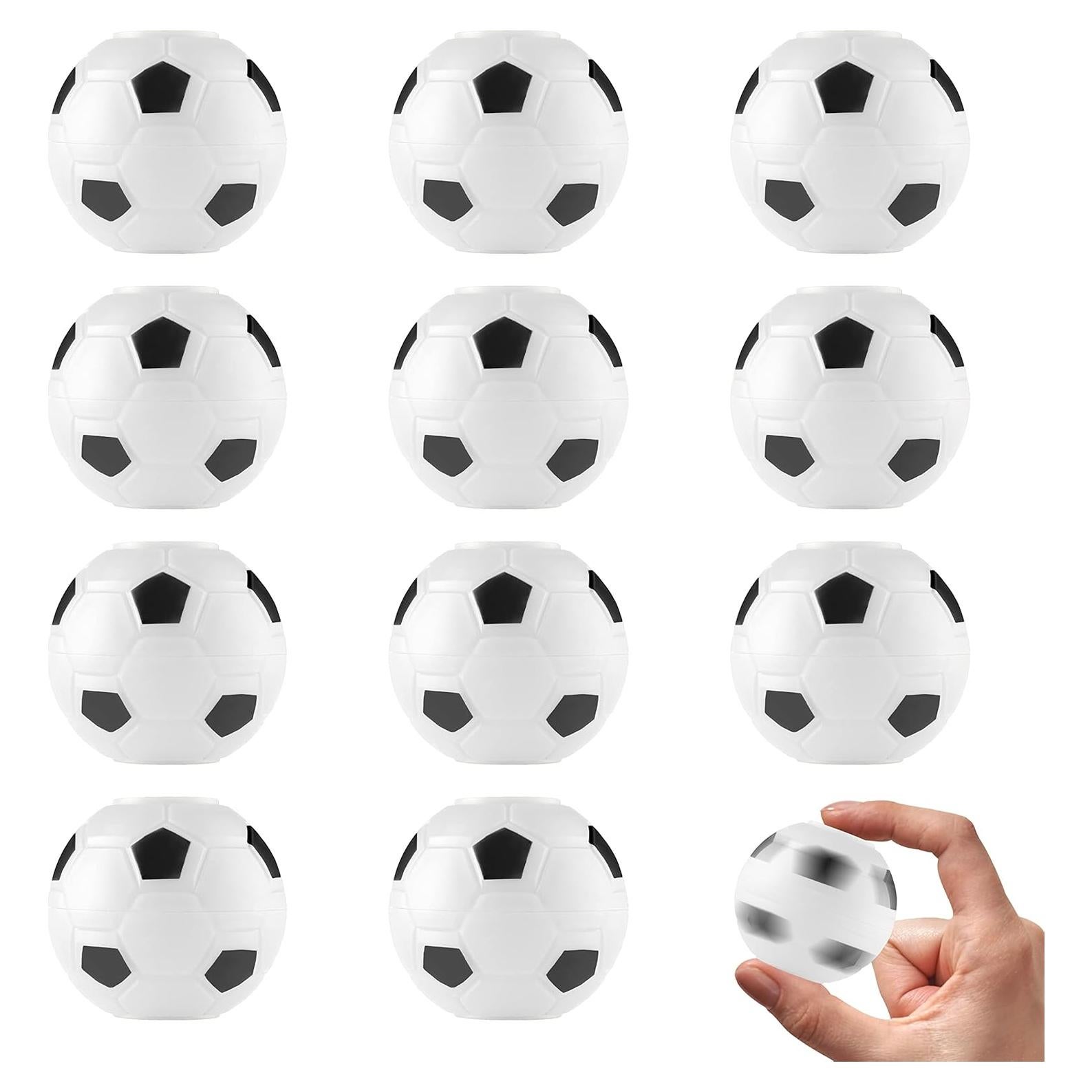 Pelotas Antiestrés de Fútbol Entervending - 12 Pcs - 5 cm