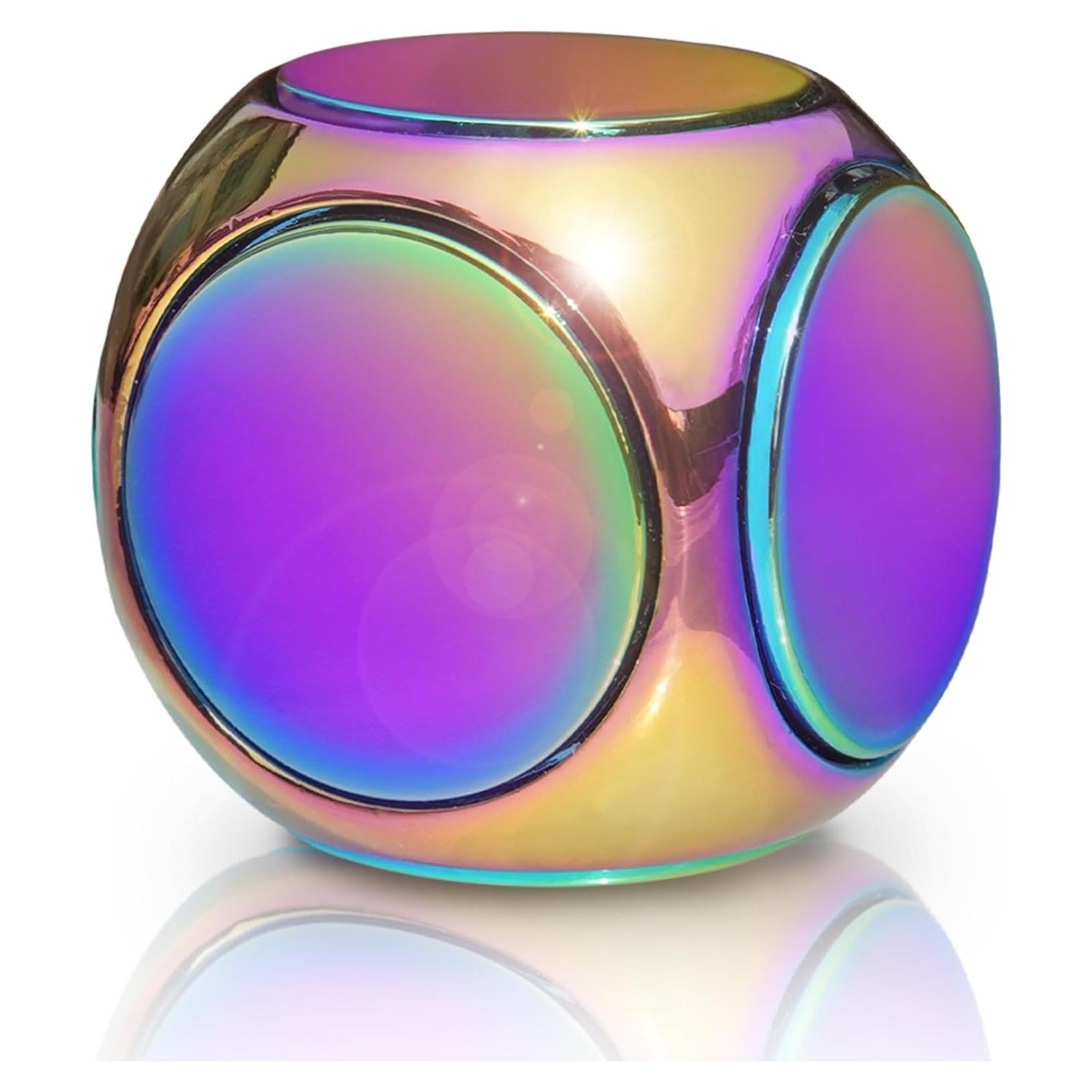 Cubo Giratorio Antiestrés de Metal Chilvil 3 cm Silencioso