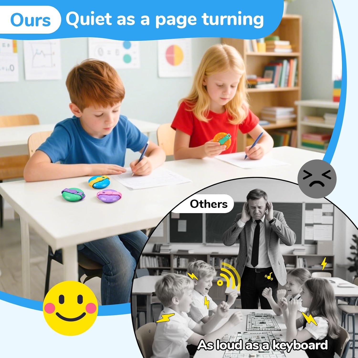 JoyCat Spinners Matemáticos 6 Pcs - Aprendizaje Multiplicación 1-12