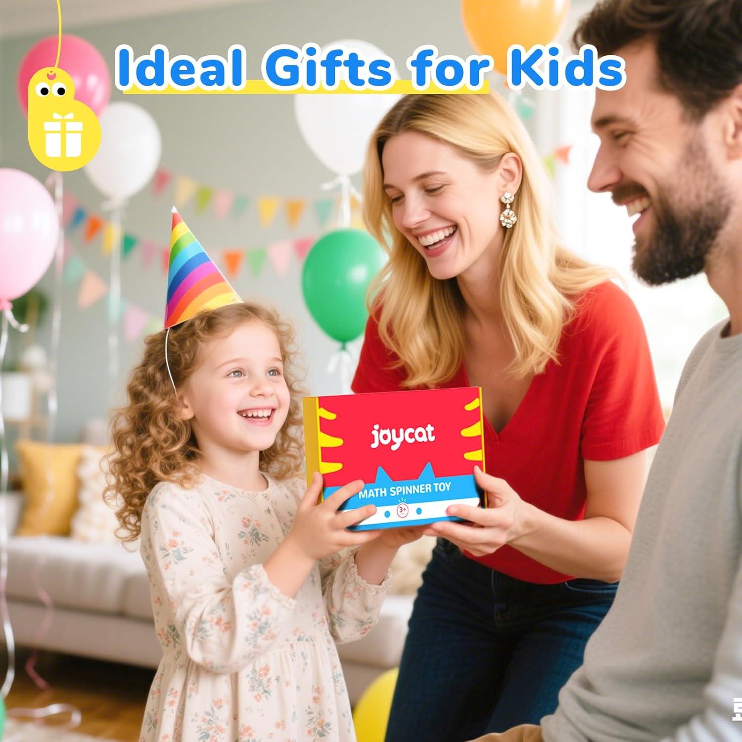 JoyCat Spinners Matemáticos 6 Pcs - Aprendizaje Multiplicación 1-12