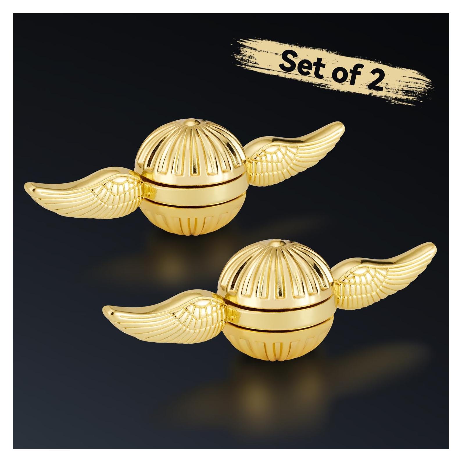 Spinner de Metal Wiitin 2 Piezas Oro para Alivio de Estrés