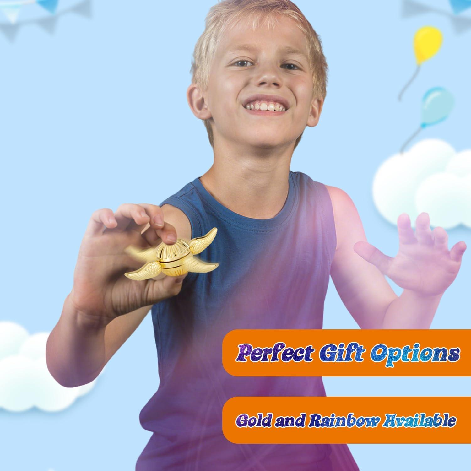 Spinner de Metal Wiitin 2 Piezas Oro para Alivio de Estrés