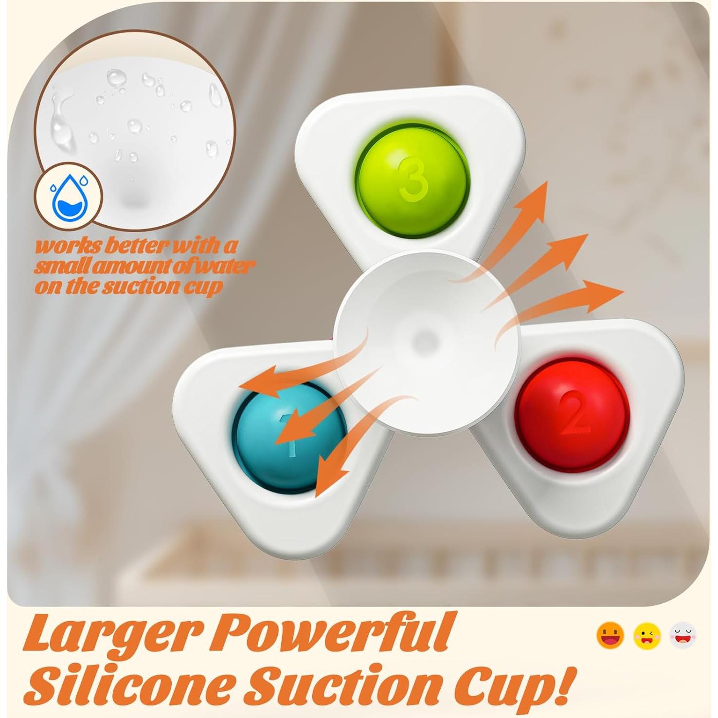 Juguetes de Ventosa SpringFlower para Bebés 12-18 Meses