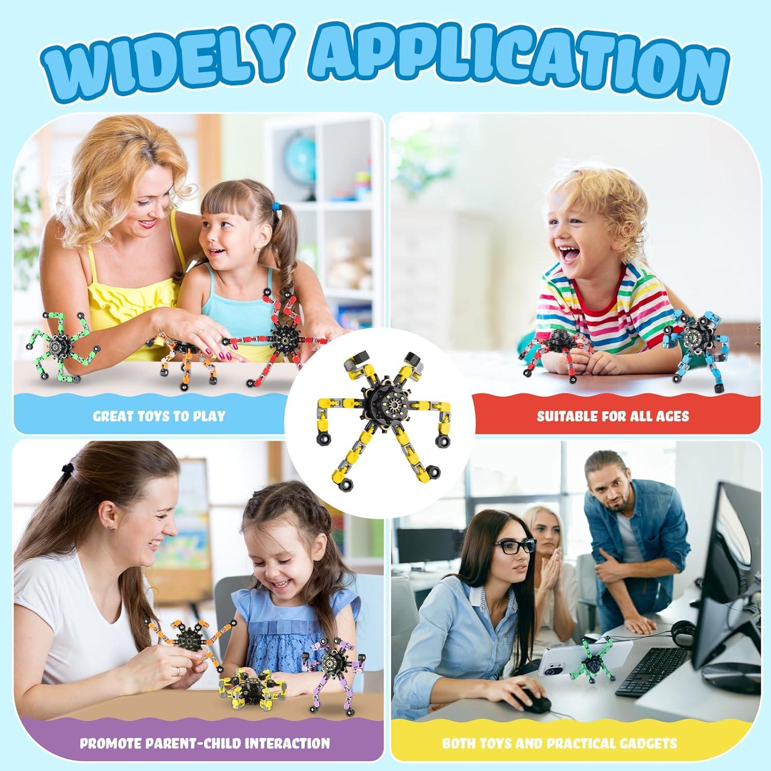 120 Juguetes de Dedo Giratorios Zhanmai - Alivio de Estrés