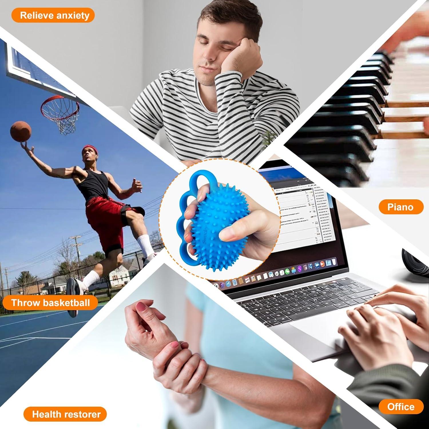 Pelotas Antiestrés Swokcy - Ejercicio de Mano y Compresión