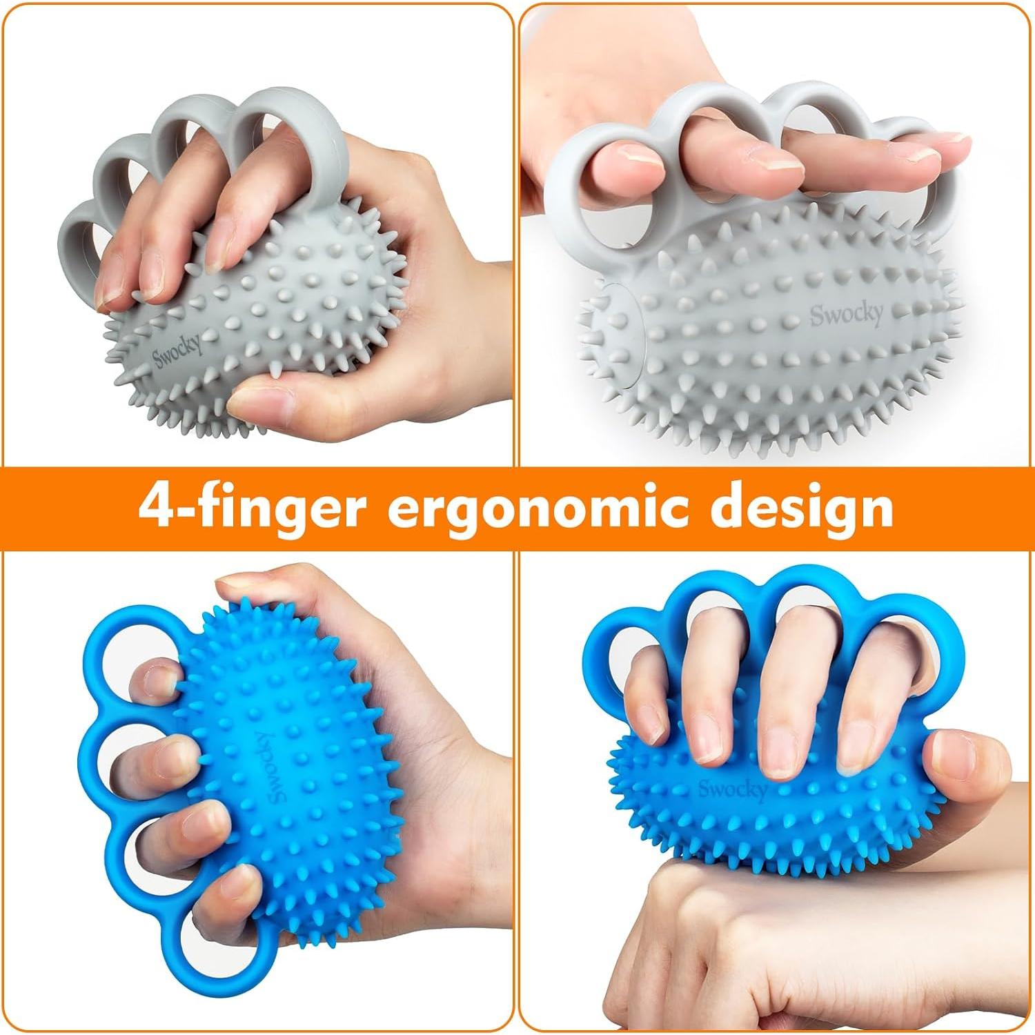 Pelotas Antiestrés Swokcy - Ejercicio de Mano y Compresión