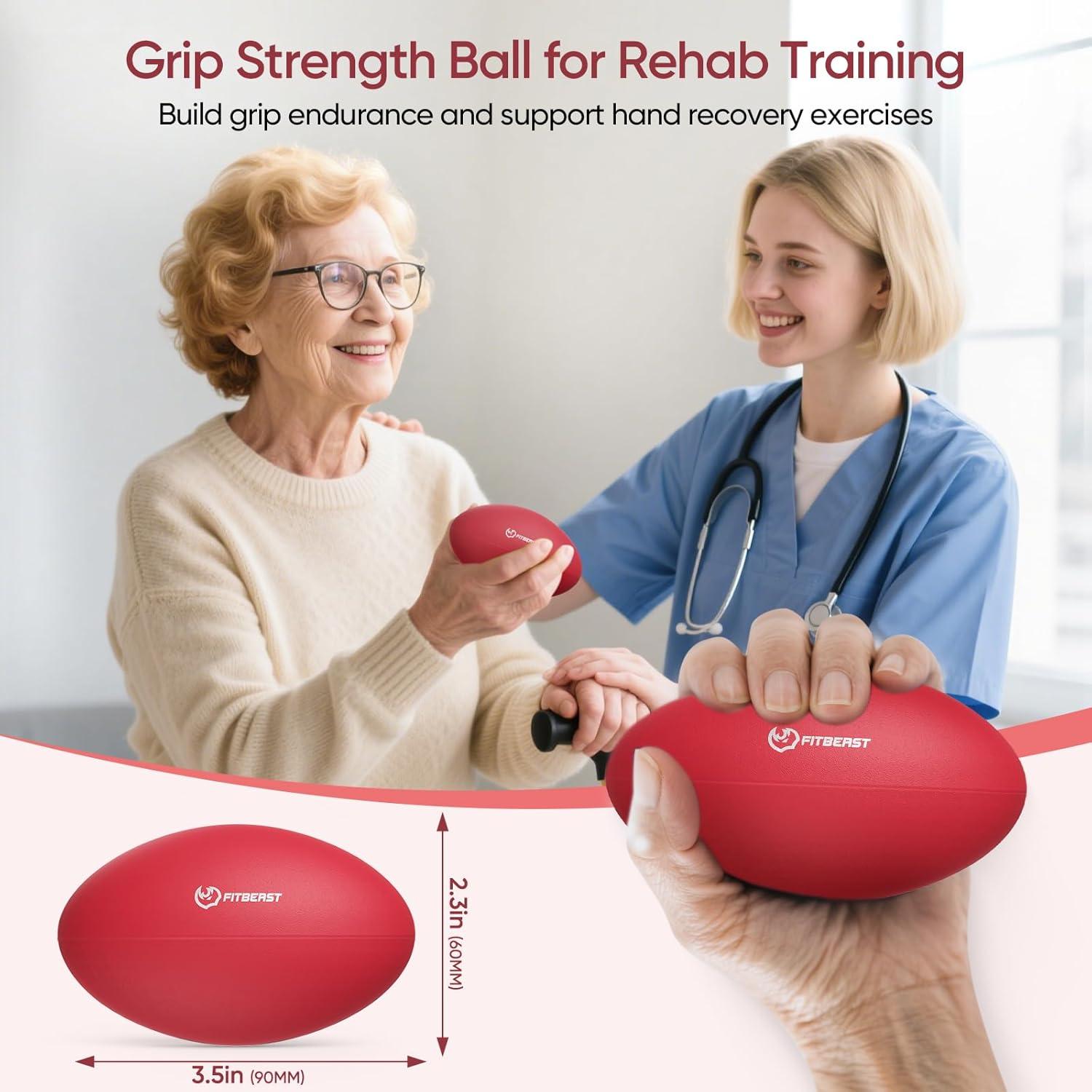 Conjunto de Pelotas de Ejercicio FitBeast - 3 Piezas para Mano