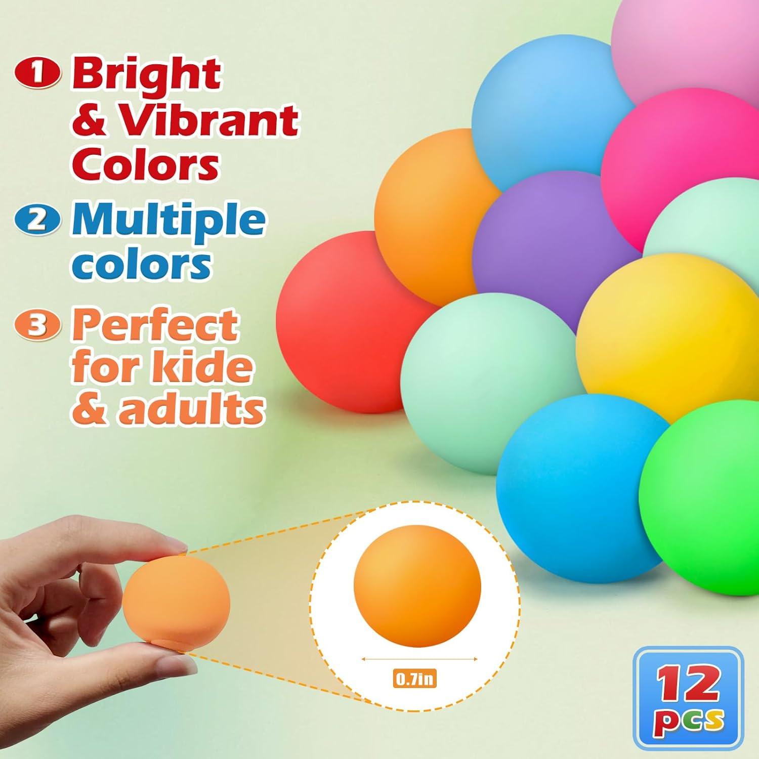 Juego de 12 Pelotas Antiestrés ASPULU - Alivio de Ansiedad