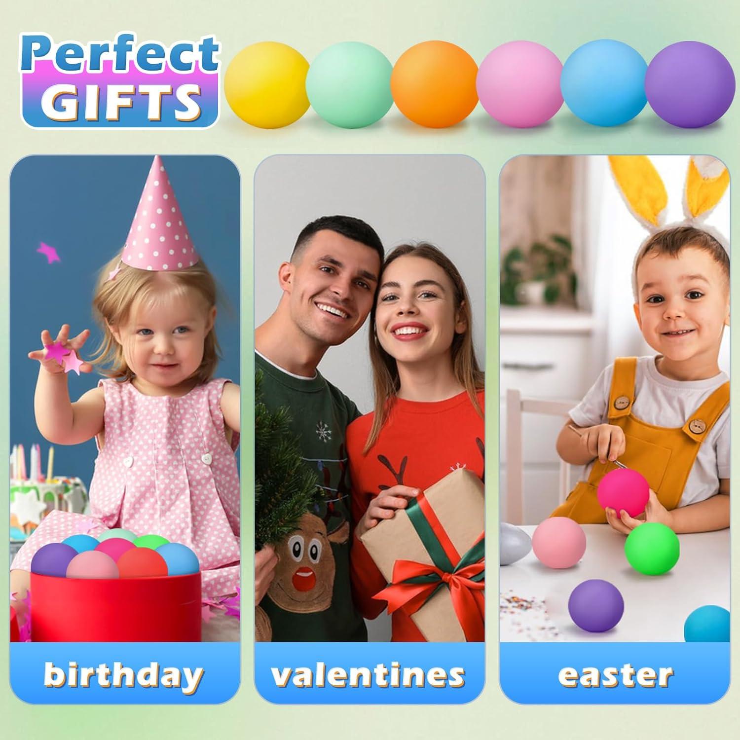 Juego de 12 Pelotas Antiestrés ASPULU - Alivio de Ansiedad