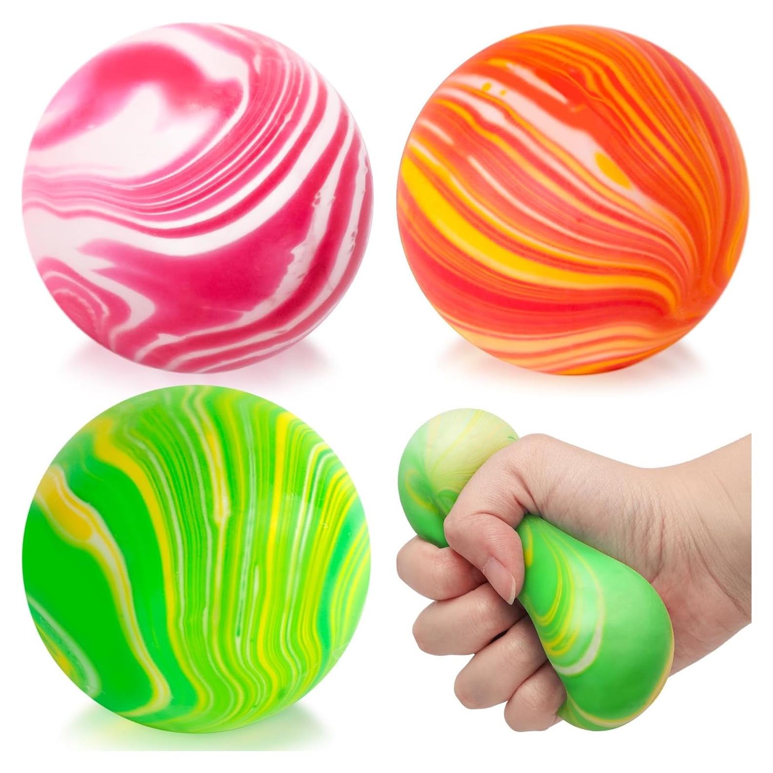 Pelota Antiestrés Estirable LOVESTOWN, 6.35 cm, 3 Colores