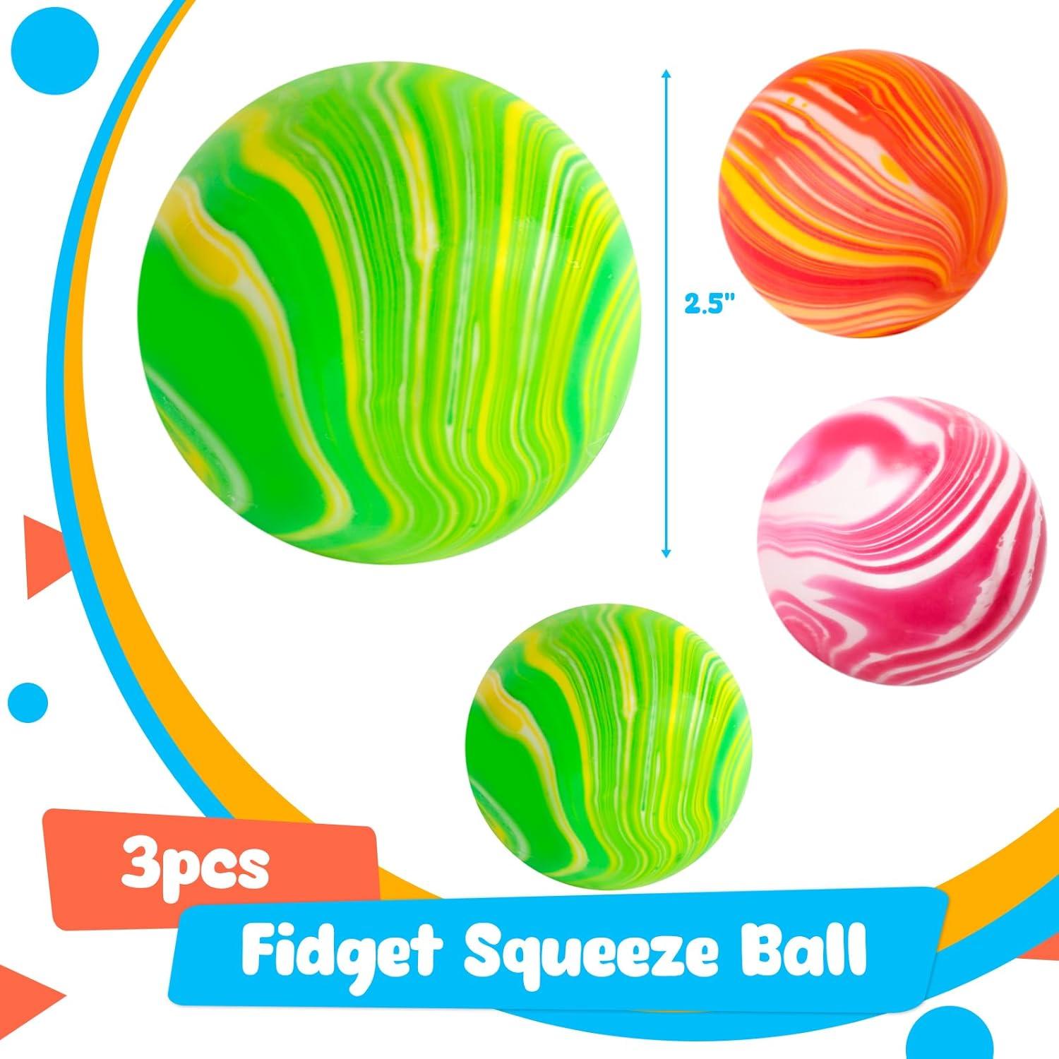 Pelota Antiestrés Estirable LOVESTOWN, 6.35 cm, 3 Colores