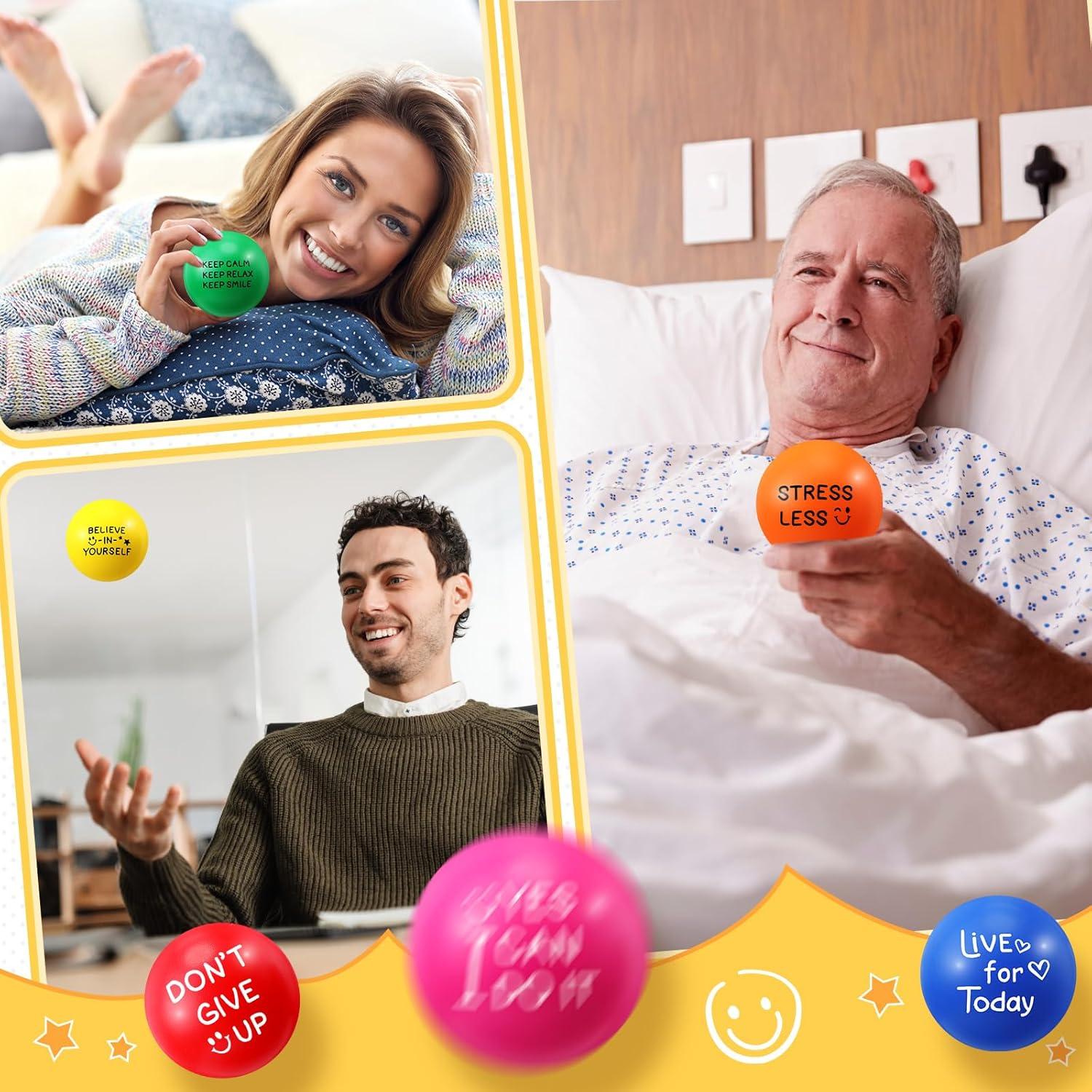 150 Pelotas de Estrés Motivacionales Jenaai - Alivio de Ansiedad