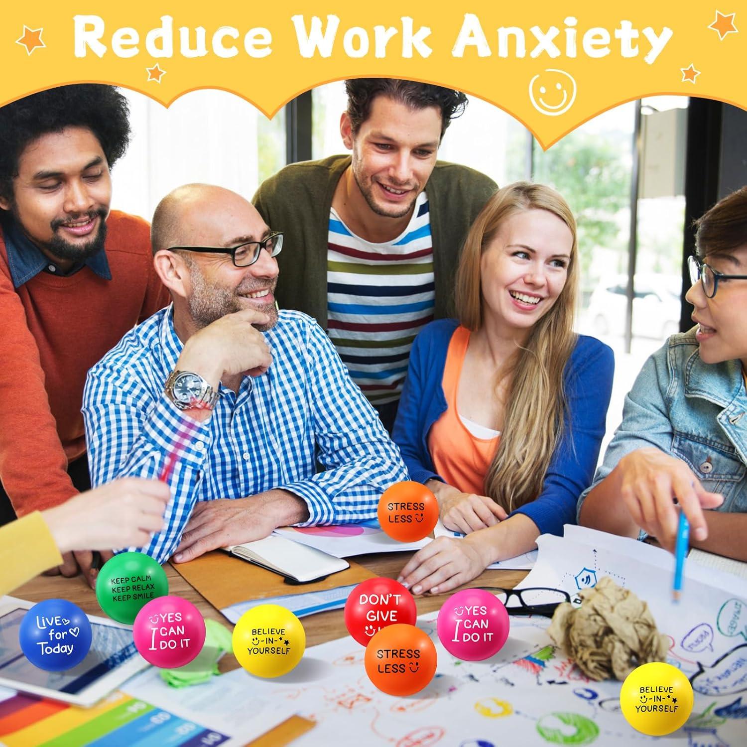 150 Pelotas de Estrés Motivacionales Jenaai - Alivio de Ansiedad