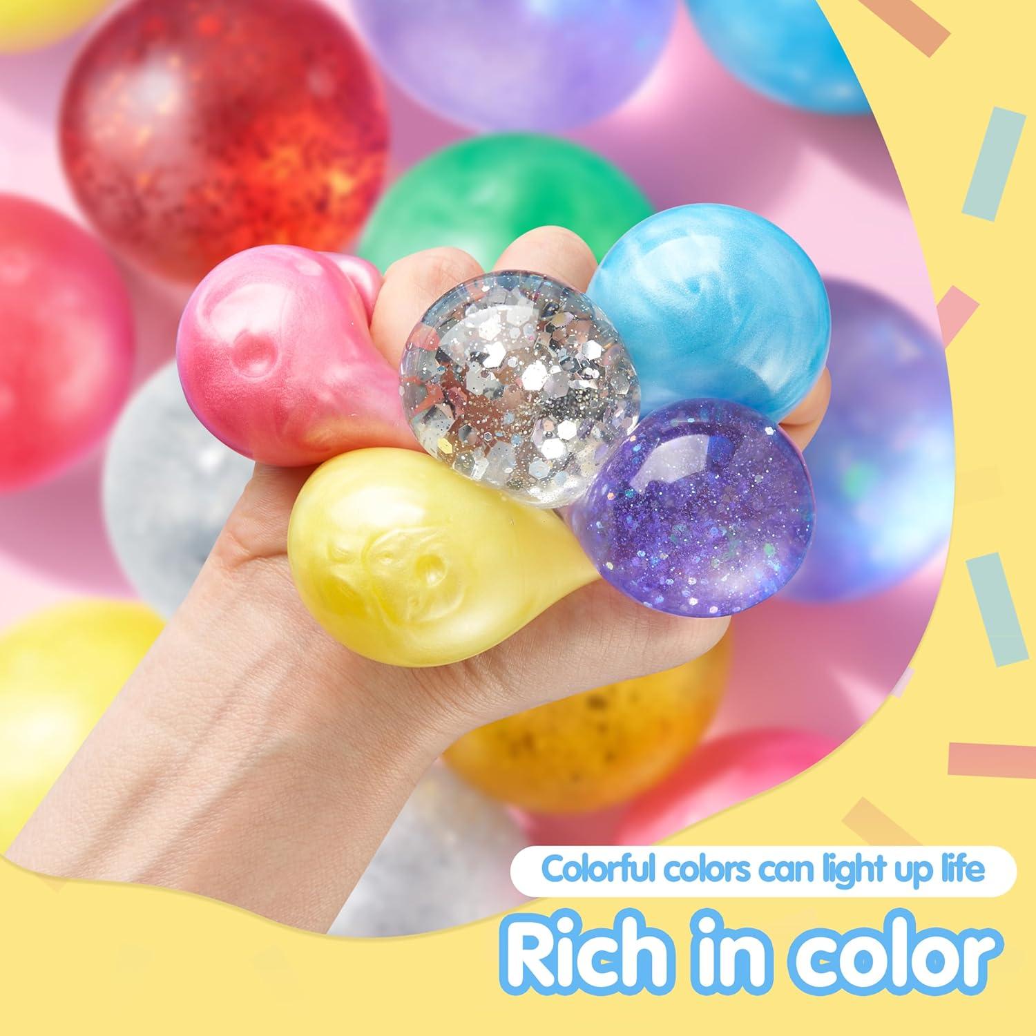 Paquete de 24 Pelotas Antiestrés Joyin - Juguetes Sensoriales