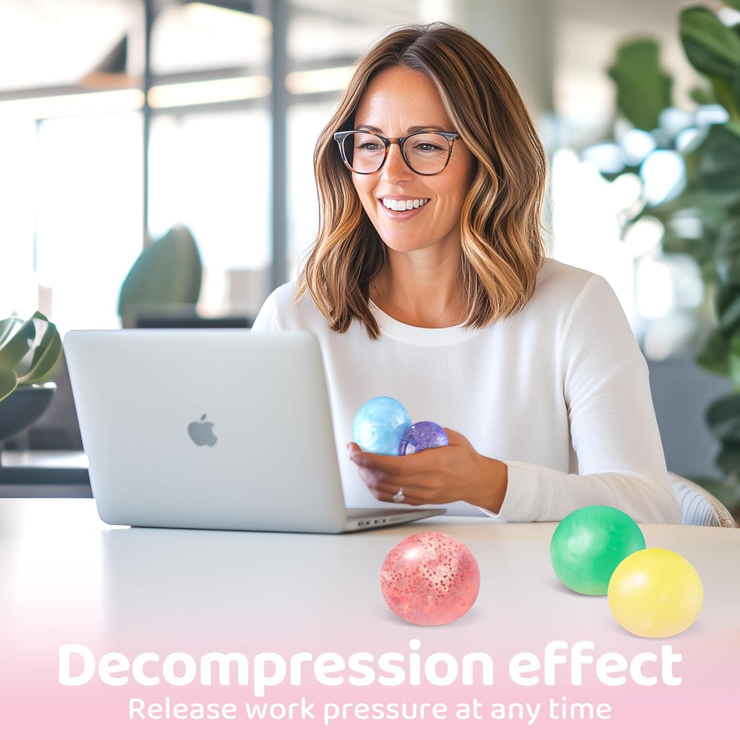 Paquete de 24 Pelotas Antiestrés Joyin - Juguetes Sensoriales