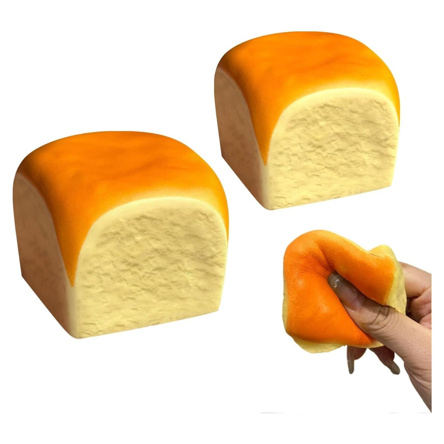 Pelotas Antiestrés Squishy Fajiabaodian, 2 Piezas Pan Hawaiano