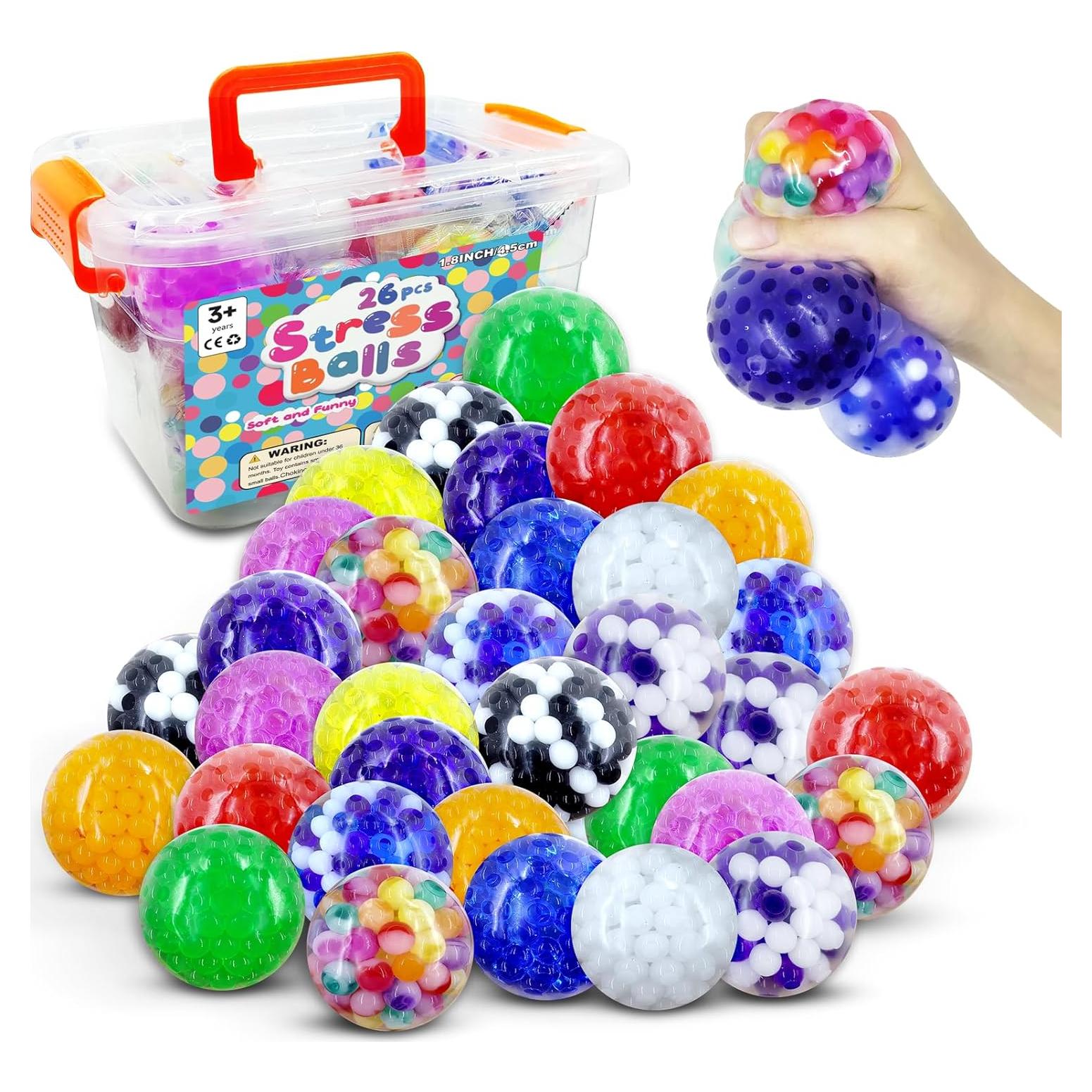Pelotas Antiestrés COSDIG 9Pack Juguetes Fidget para Adultos