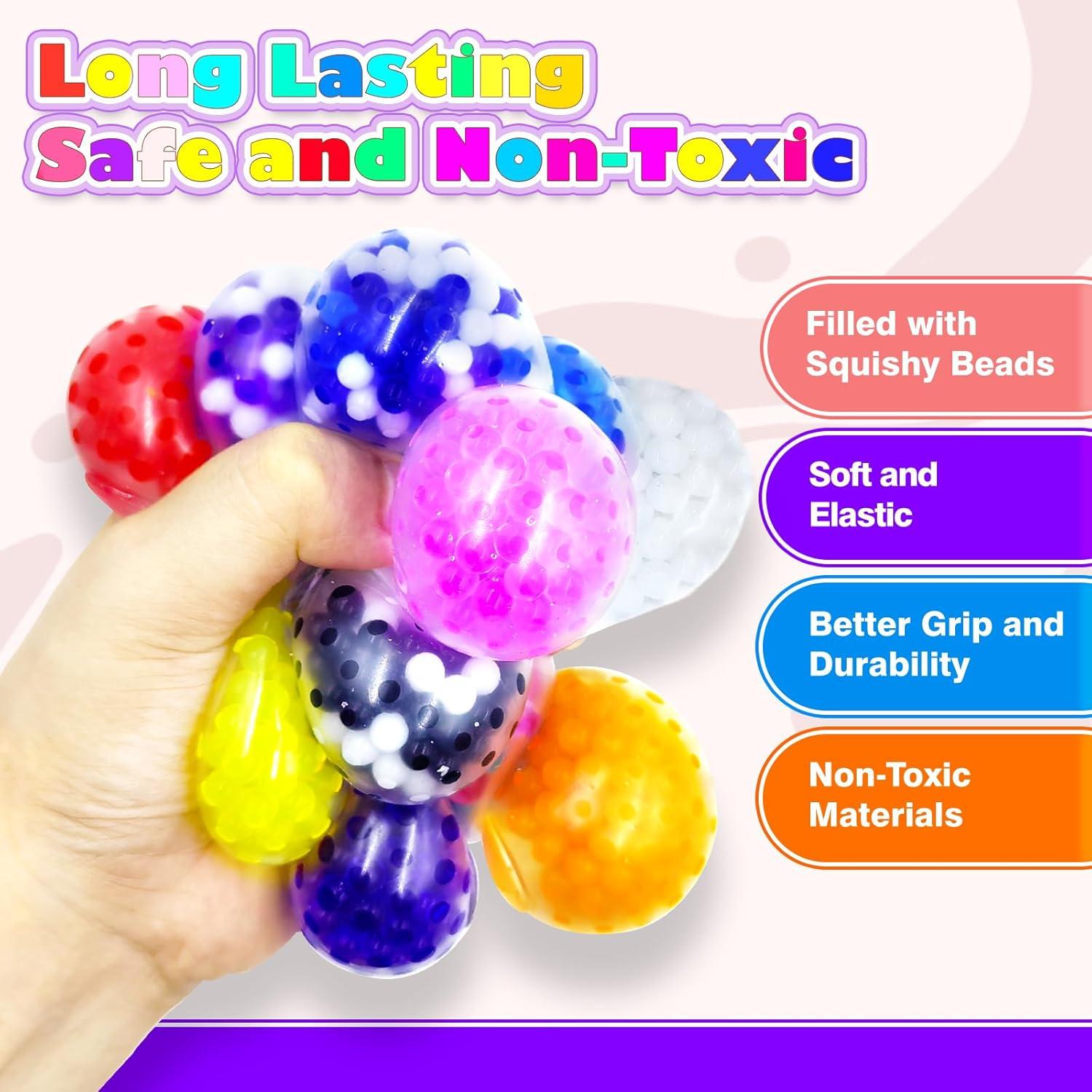 Pelotas Antiestrés COSDIG 9Pack Juguetes Fidget para Adultos