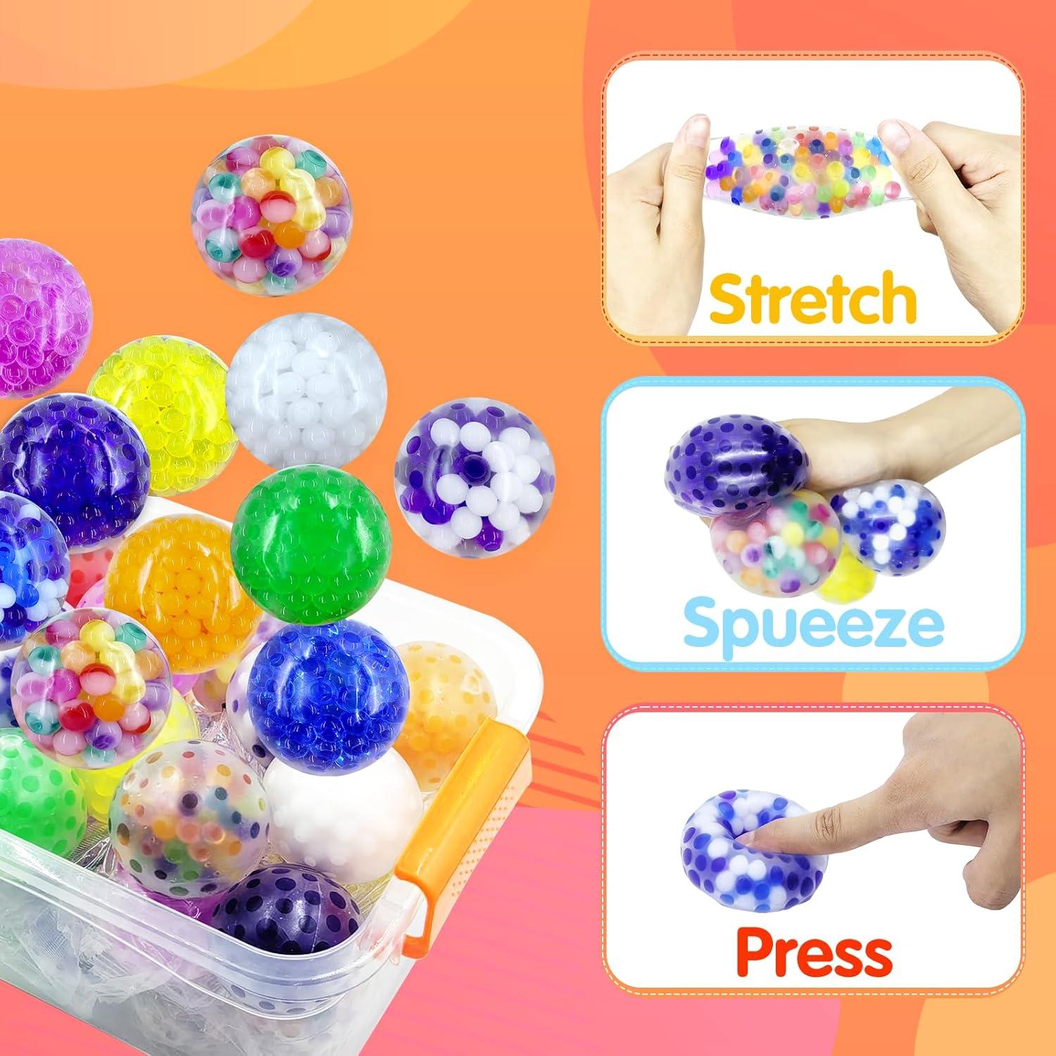 Pelotas Antiestrés COSDIG 9Pack Juguetes Fidget para Adultos