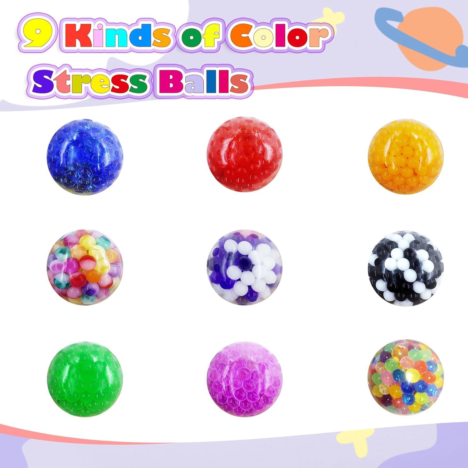 Pelotas Antiestrés COSDIG 9Pack Juguetes Fidget para Adultos