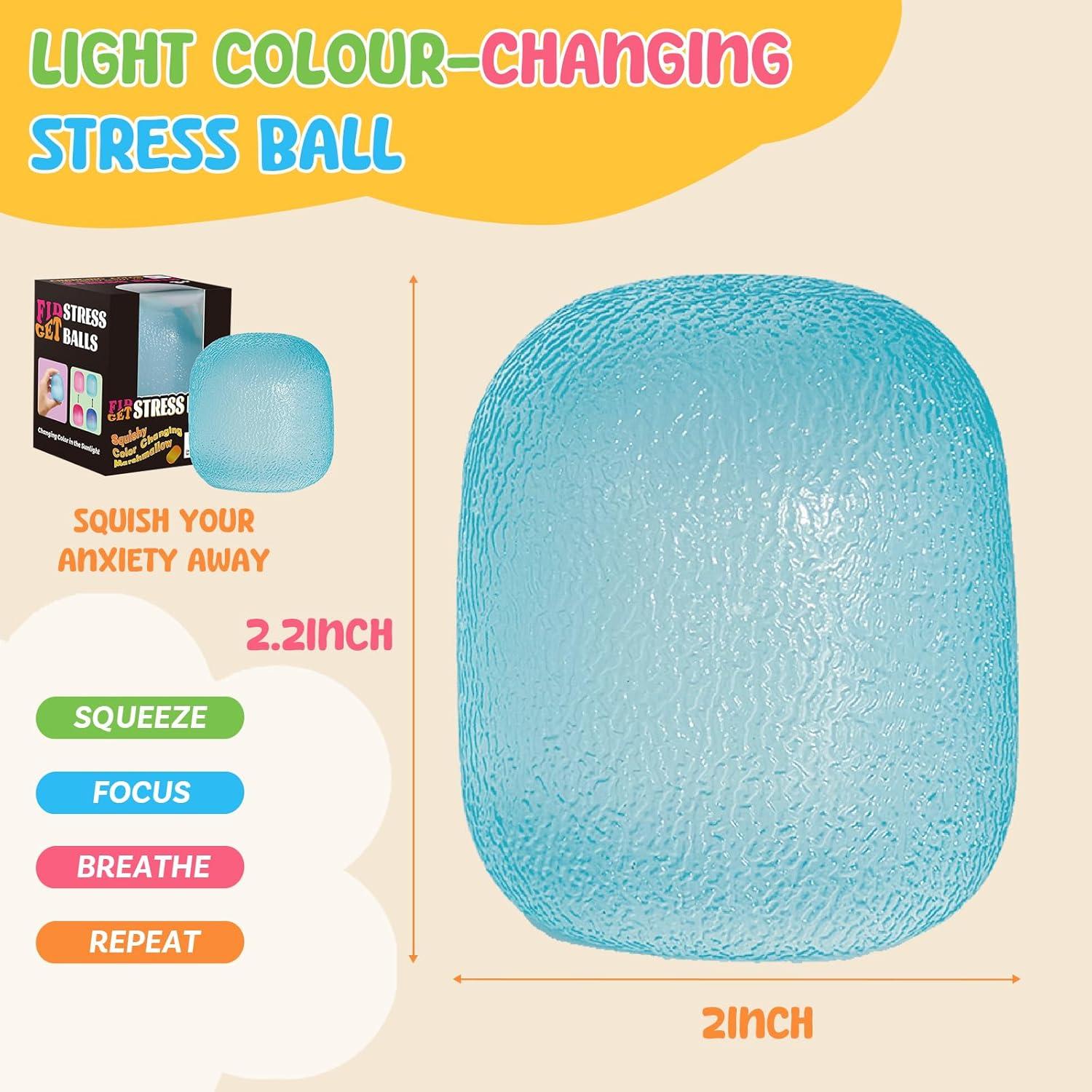 Pelotas Antiestrés Drephere - Cambia de Color al Sol - 5.1 cm