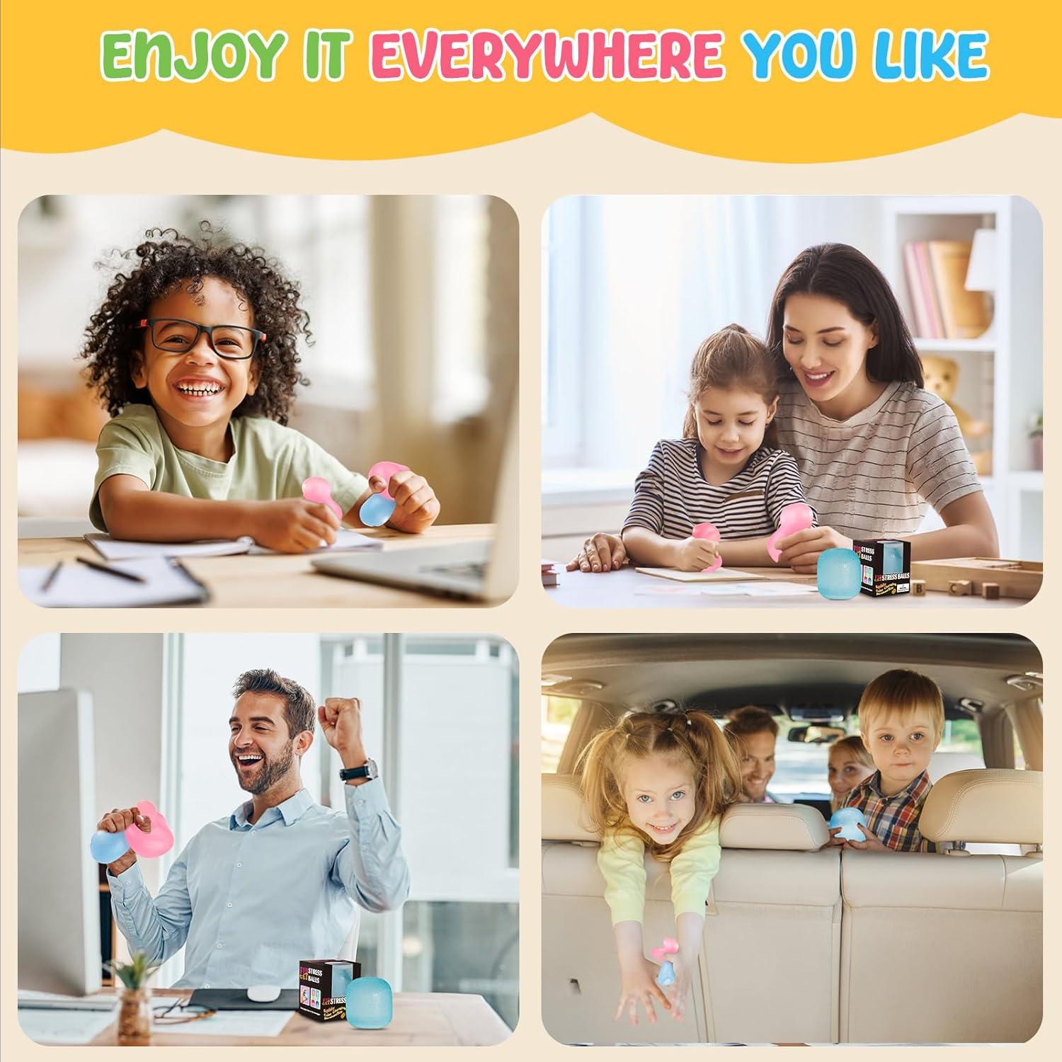 Pelotas Antiestrés Drephere - Cambia de Color al Sol - 5.1 cm