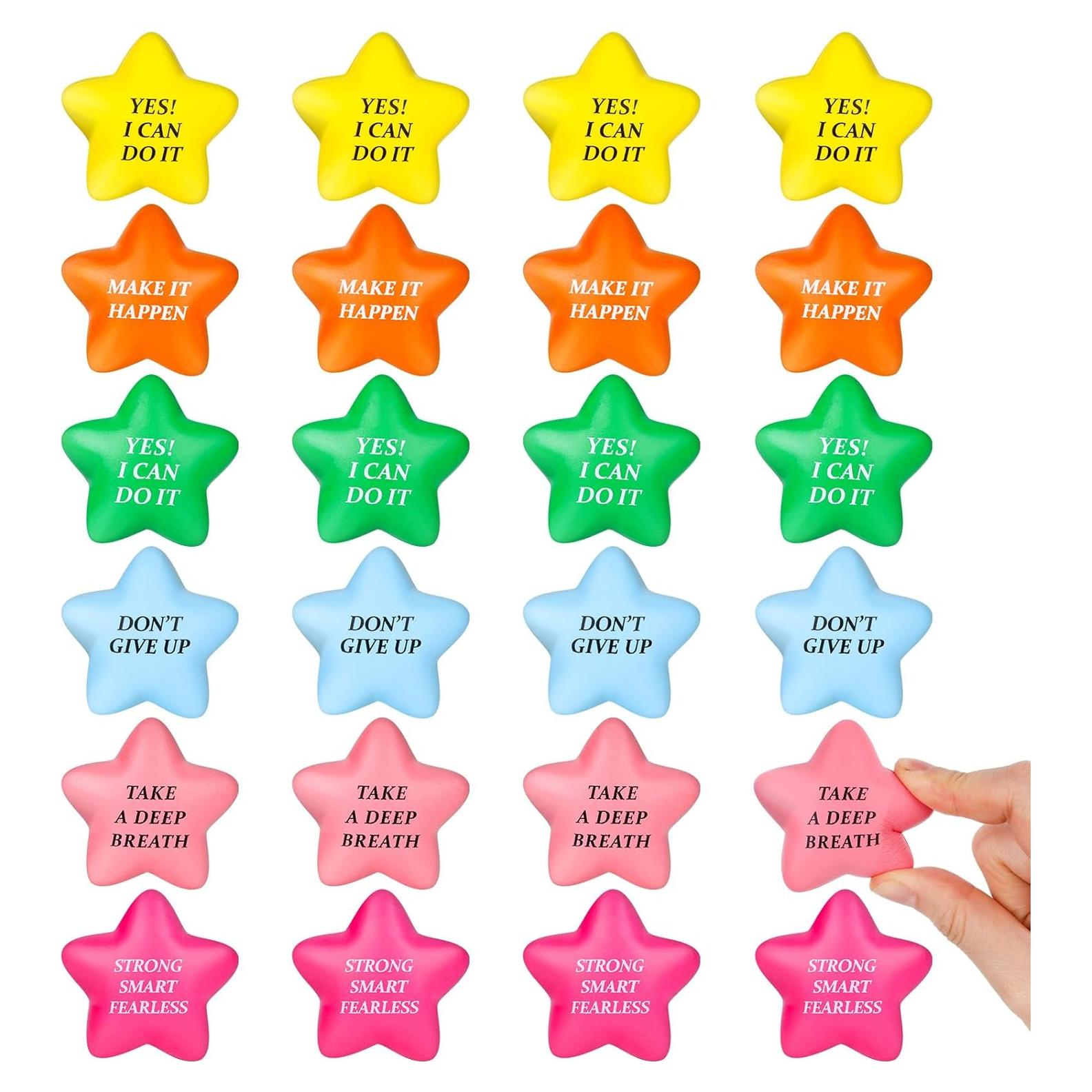 Pelotas de Estrés Motivacionales LOVESTOWN 24PCS 5cm