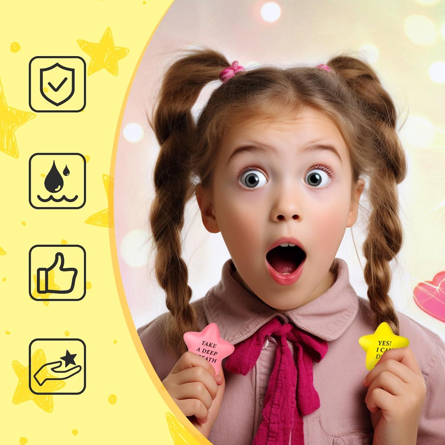 Pelotas de Estrés Motivacionales LOVESTOWN 24PCS 5cm