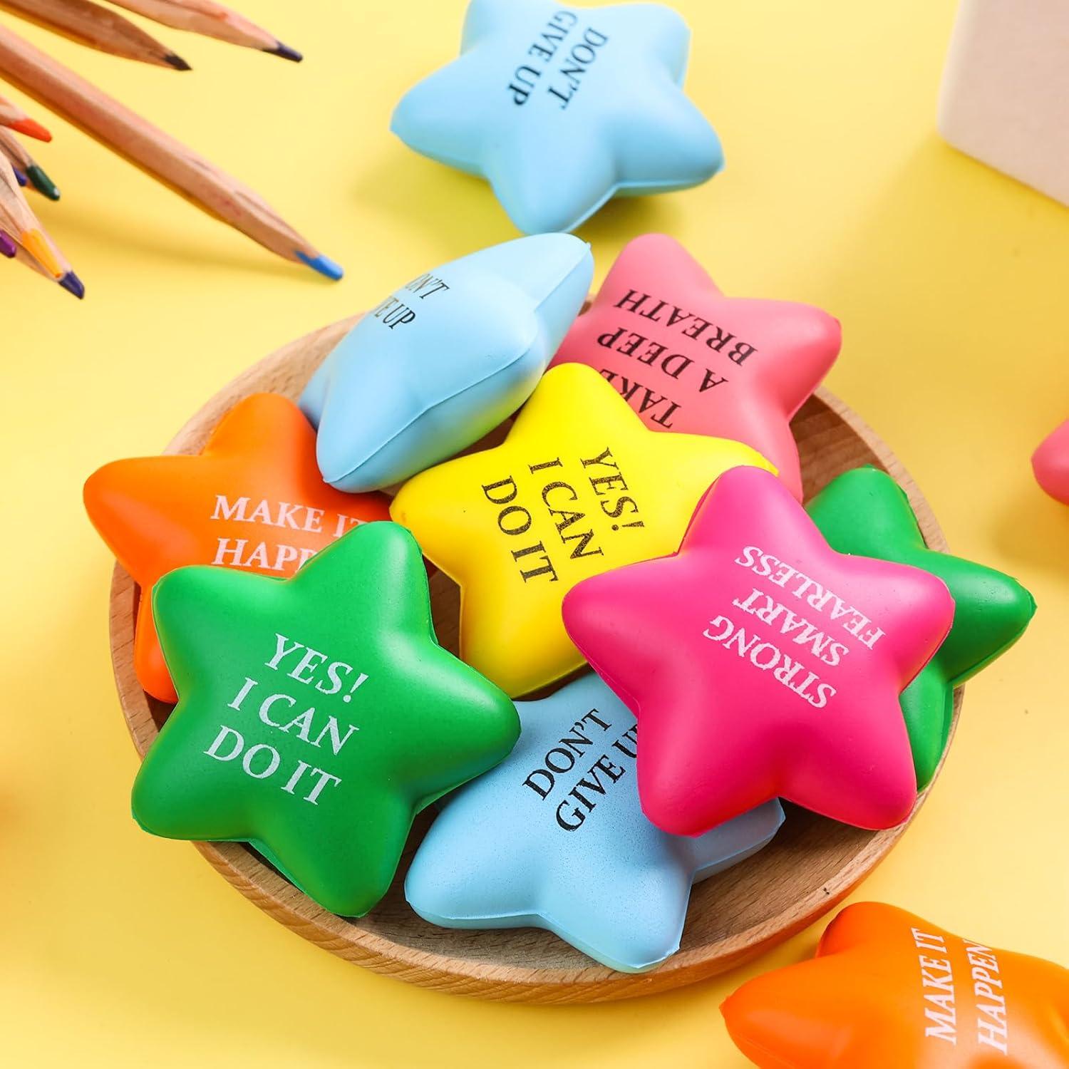 Pelotas de Estrés Motivacionales LOVESTOWN 24PCS 5cm