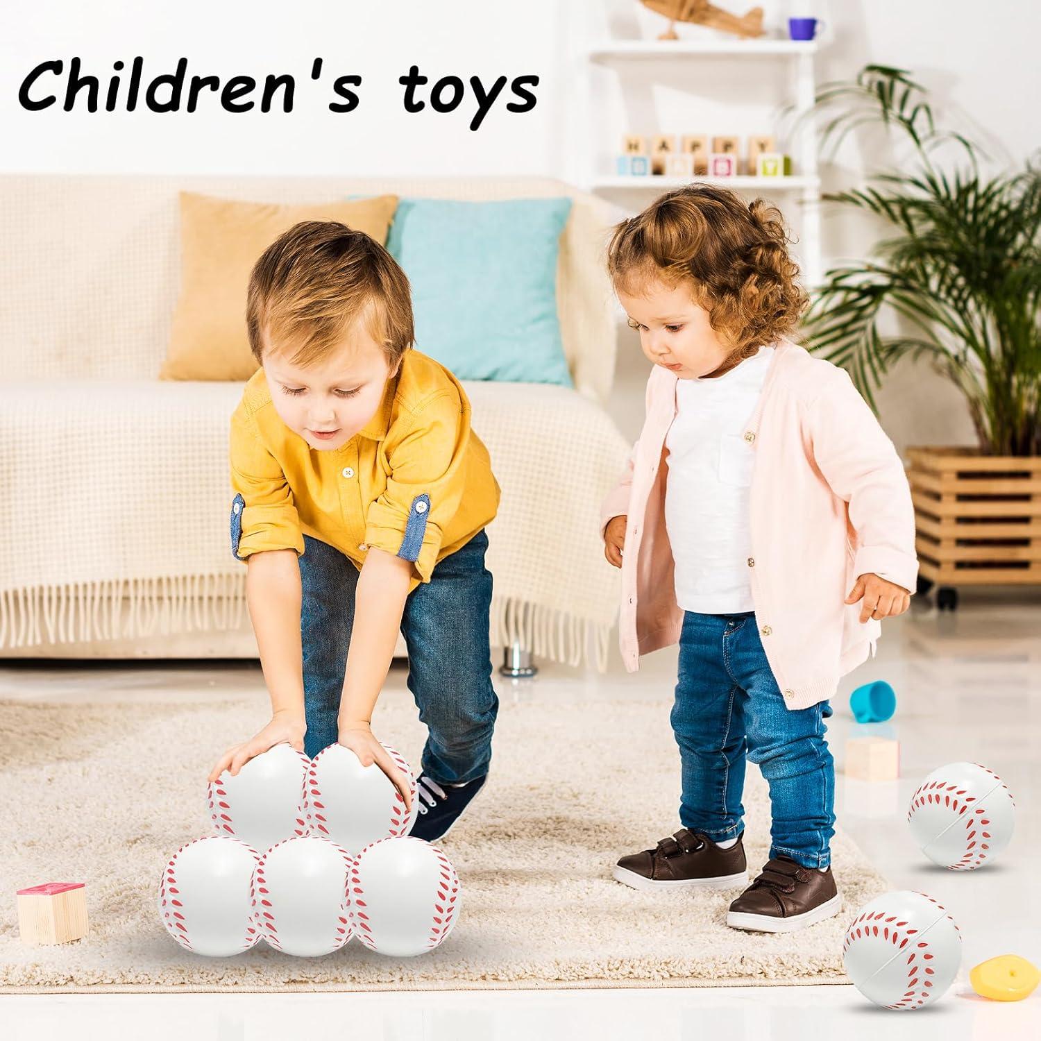 30 Pelotas de Estrés de Béisbol Whkvnng 6.3cm Alivio Ansiedad