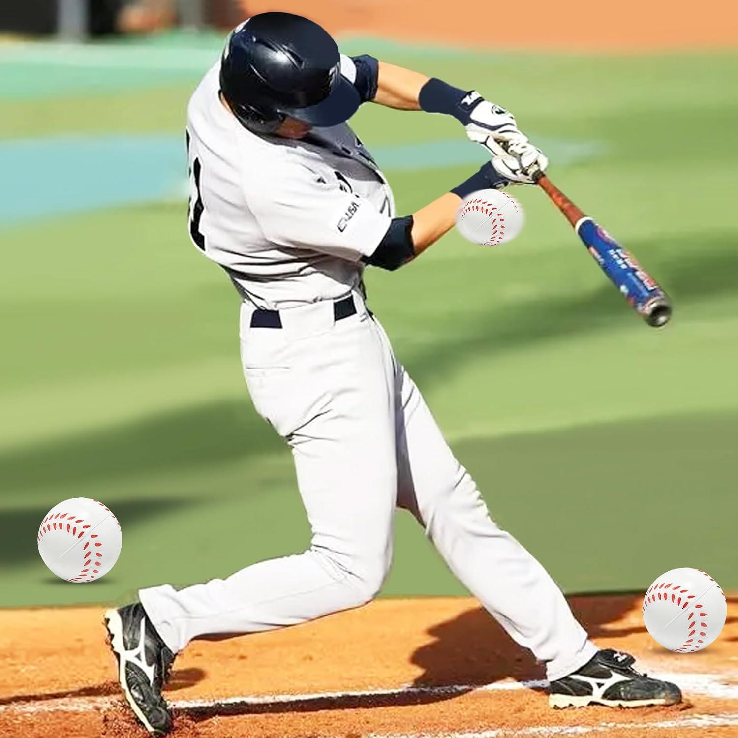 30 Pelotas de Estrés de Béisbol Whkvnng 6.3cm Alivio Ansiedad