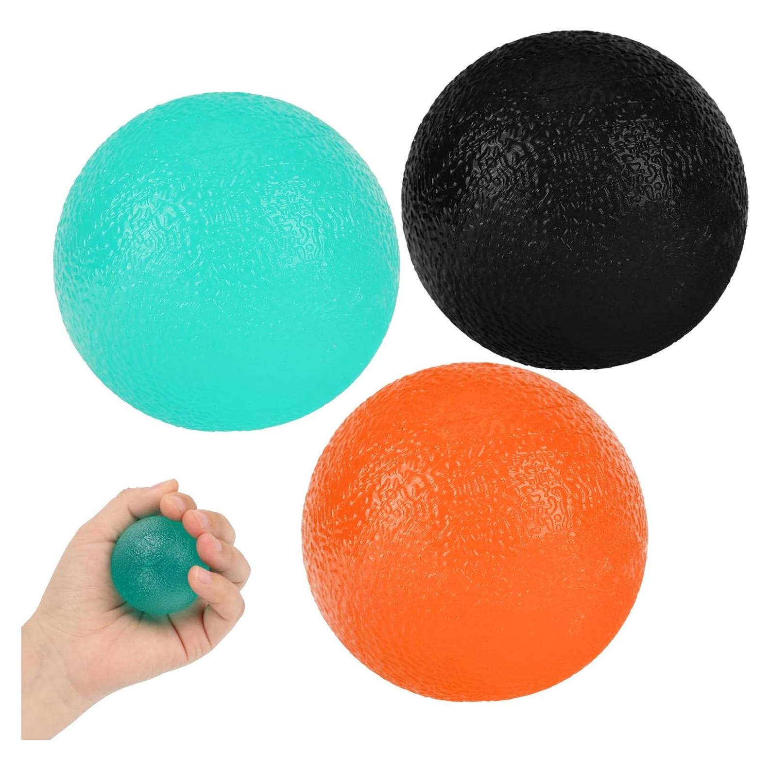 3 Pelotas Antiestrés DATANSUN para Alivio de Mano y Fuerza