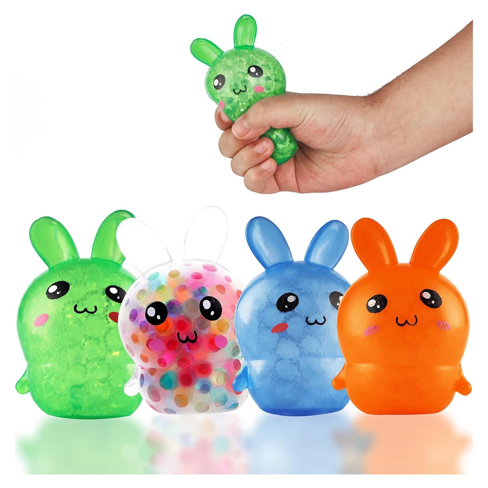 Pelotas Antiestrés Conejo de Pascua ALMHH - 4 Pack 10 cm