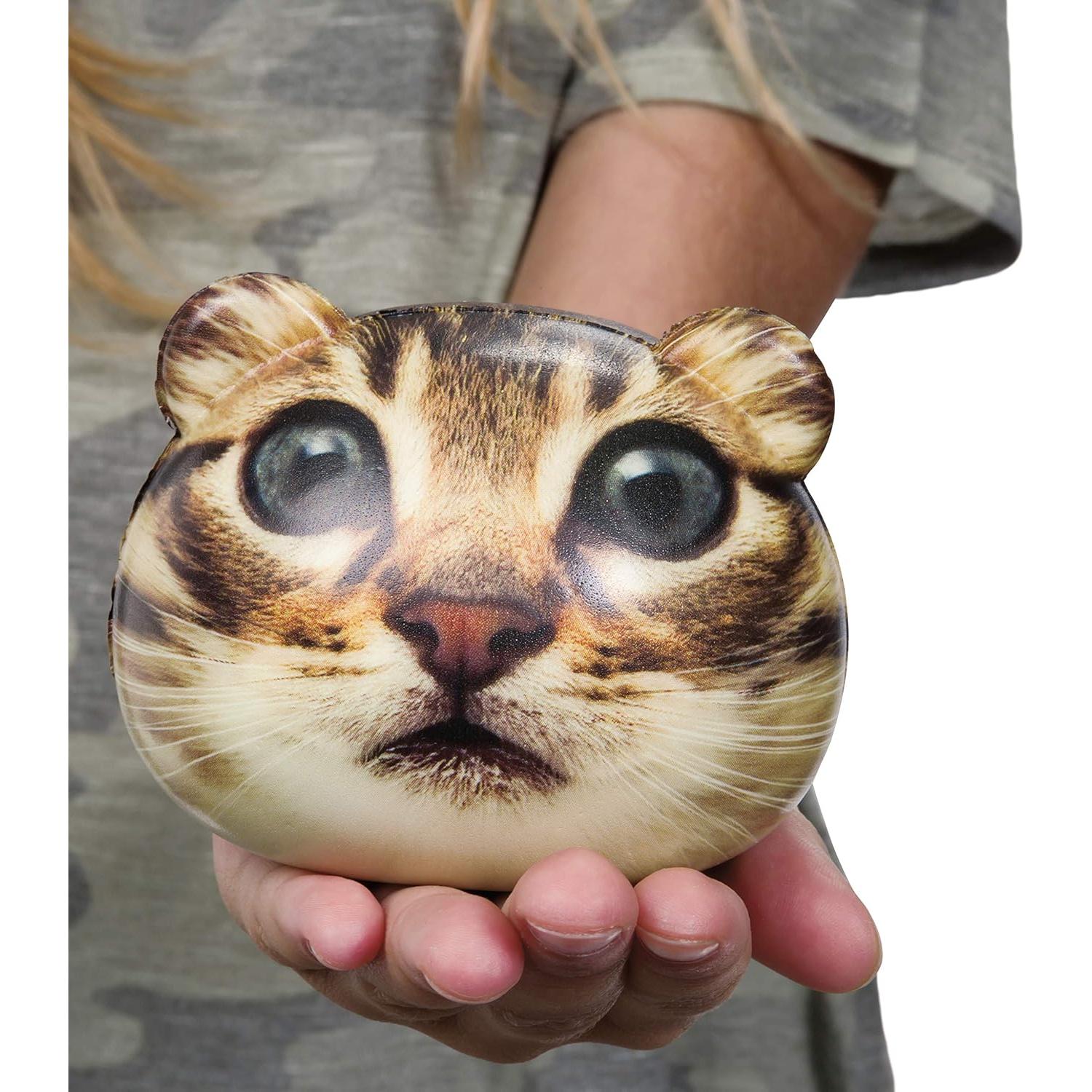 Bola Squishy Gatoastronauta Toysmith 7.62 cm Alivio Estrés