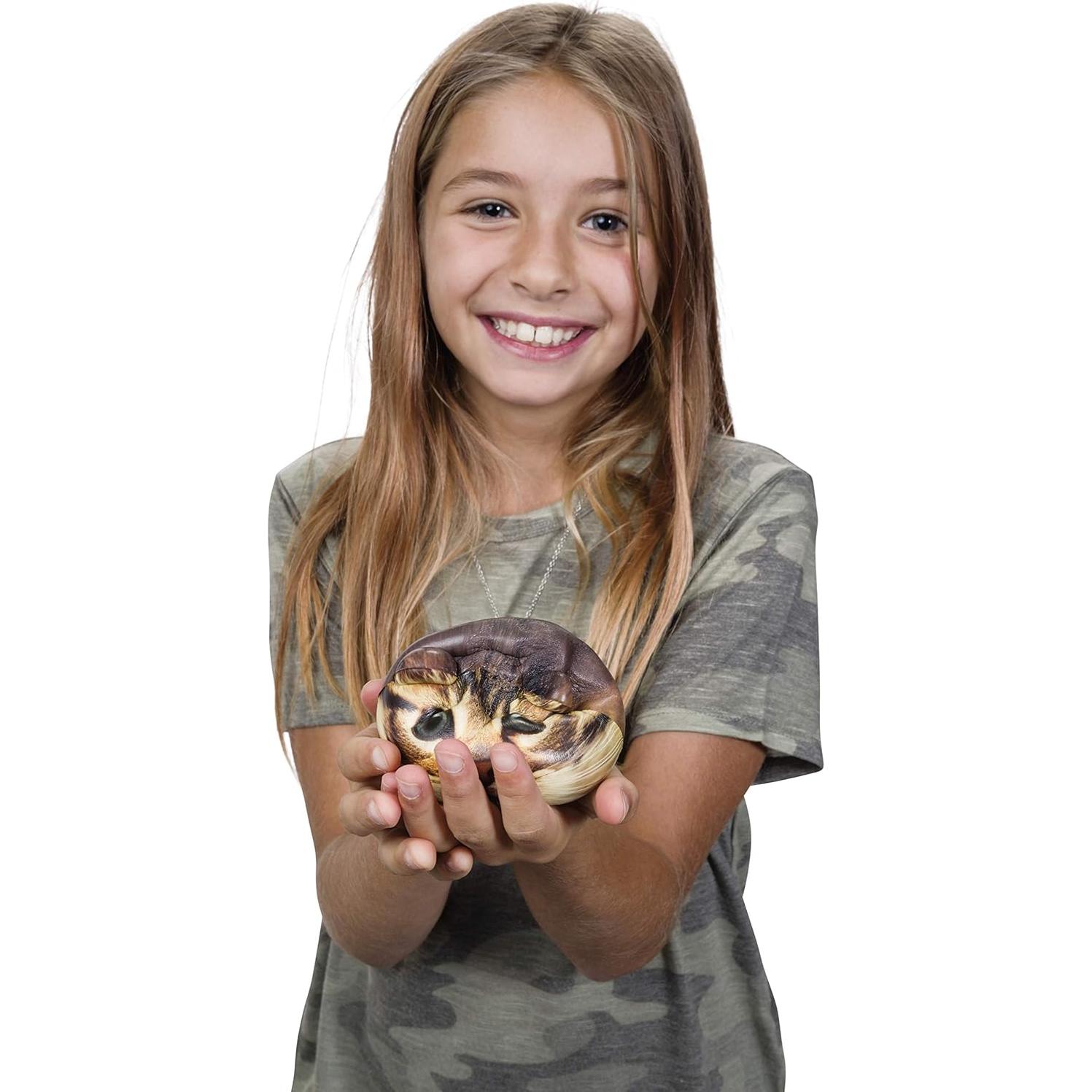 Bola Squishy Gatoastronauta Toysmith 7.62 cm Alivio Estrés