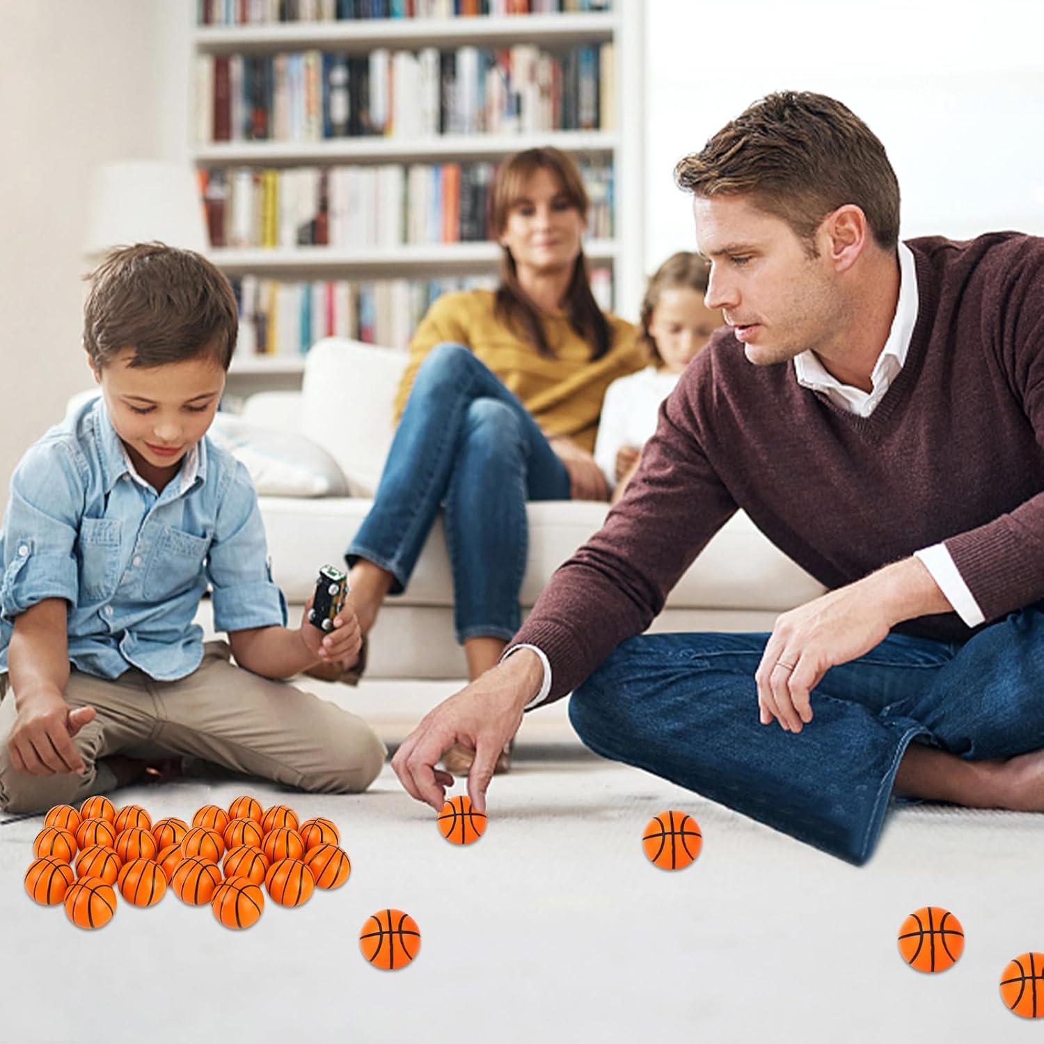 Pelotas Antiestrés Mini LovesTown 12 Piezas Baloncesto 5cm