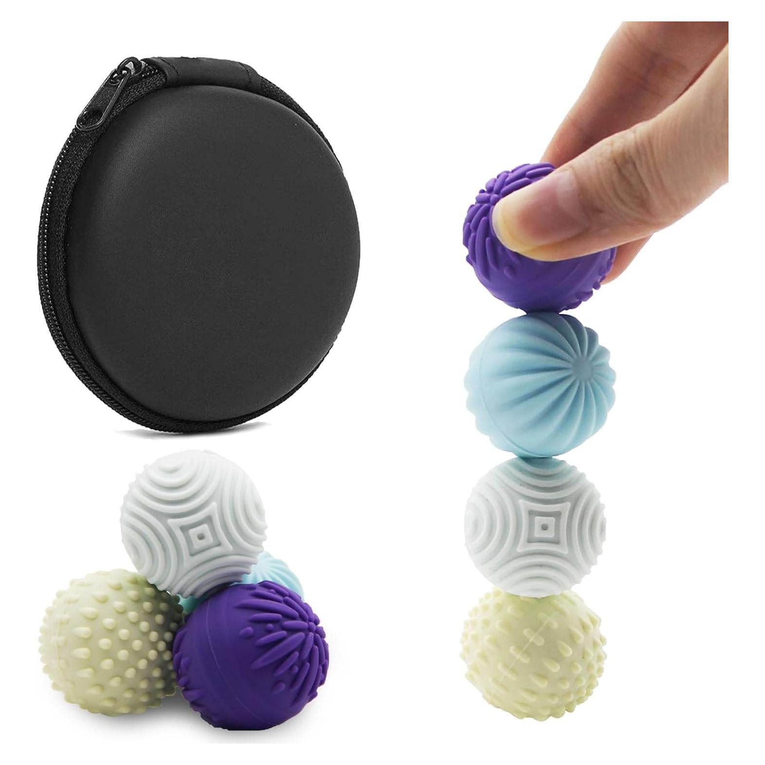 Juguete Antiestrés Magnético APCGSM 4 Bolas Silicona 2.79cm