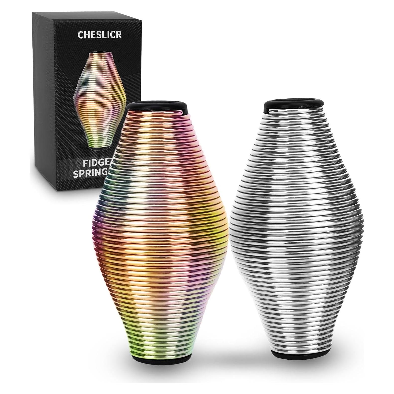 Juguete de resorte metálico CHESLICR para adultos - Alivio de estrés