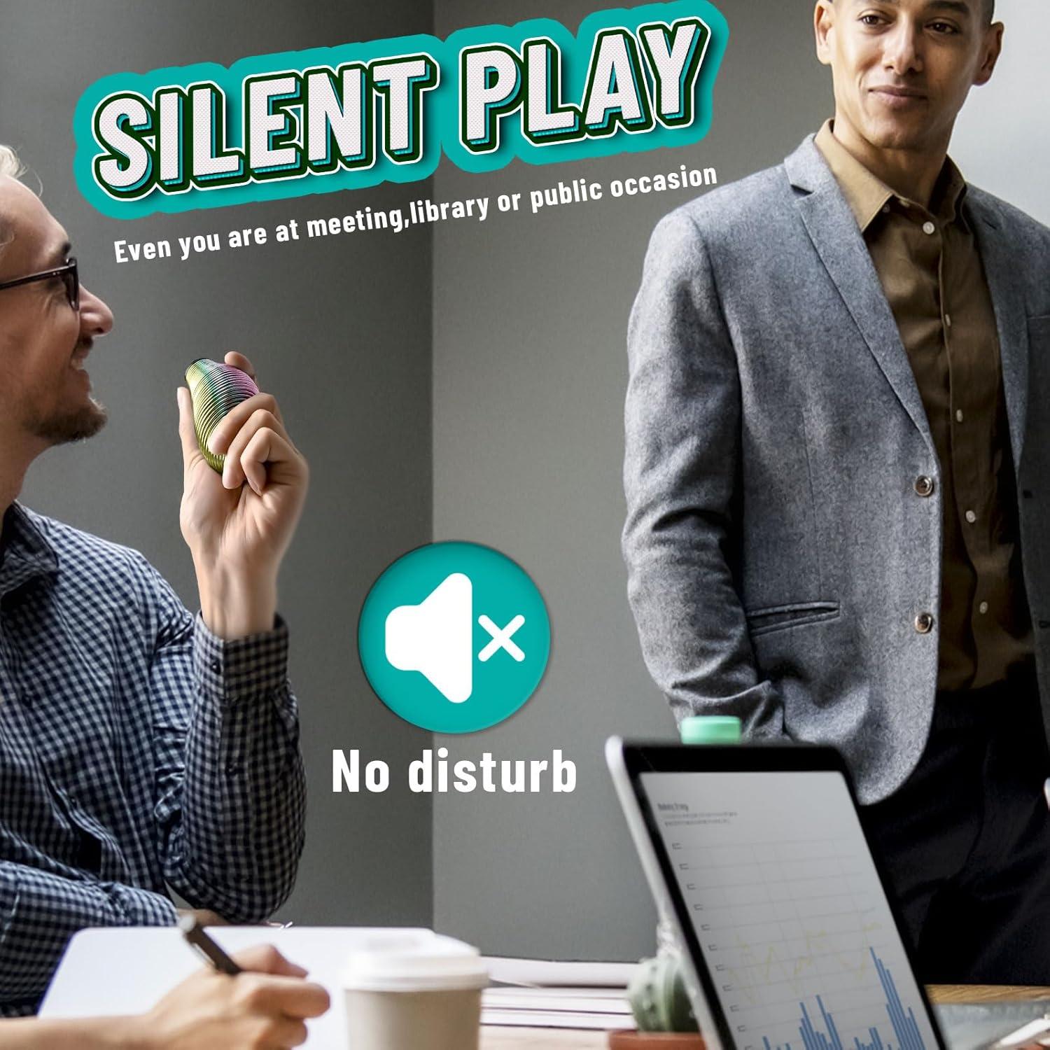 Juguete de resorte metálico CHESLICR para adultos - Alivio de estrés