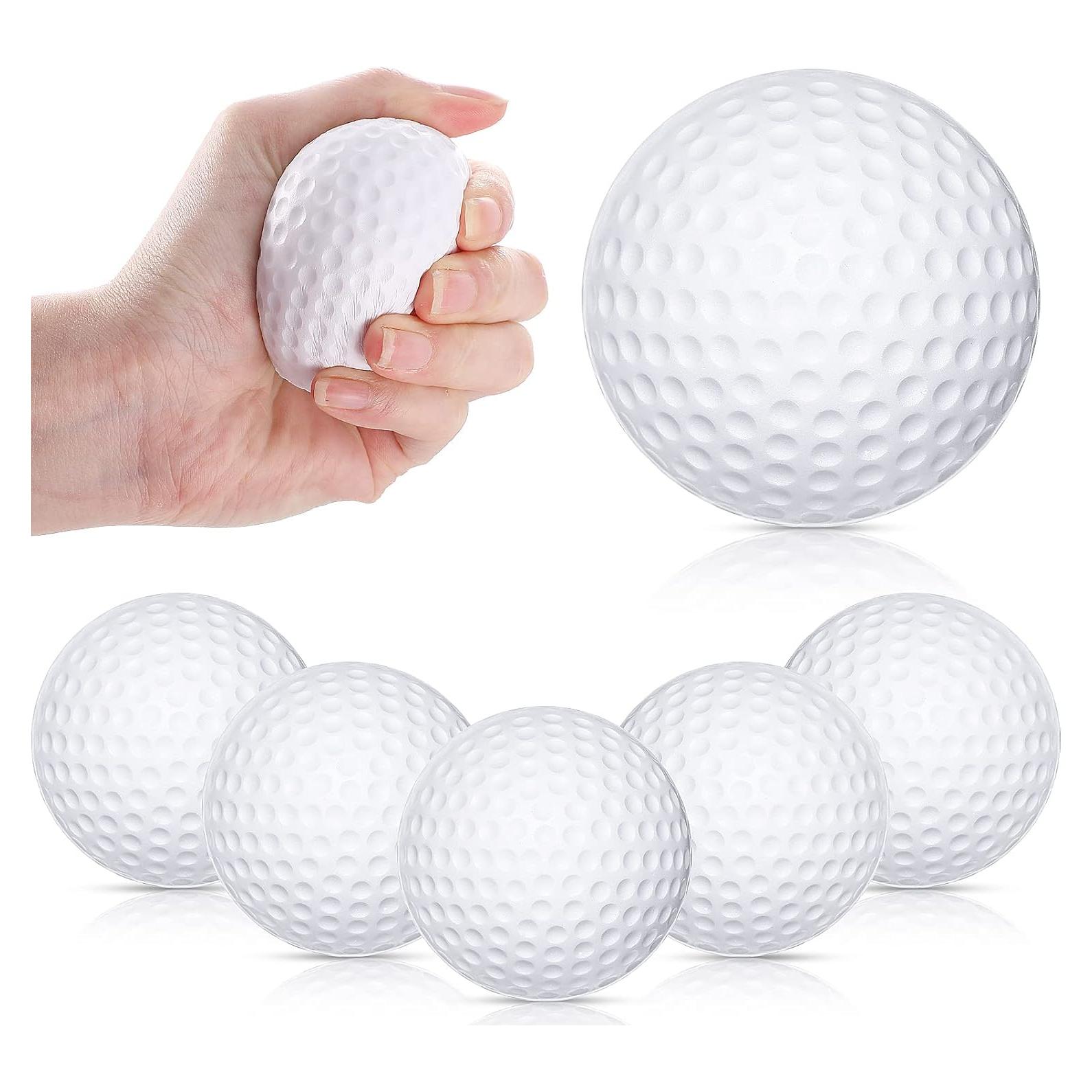 Pelotas de Estrés de Golf Zubebe - 8 Unidades de Espuma 6.3 cm