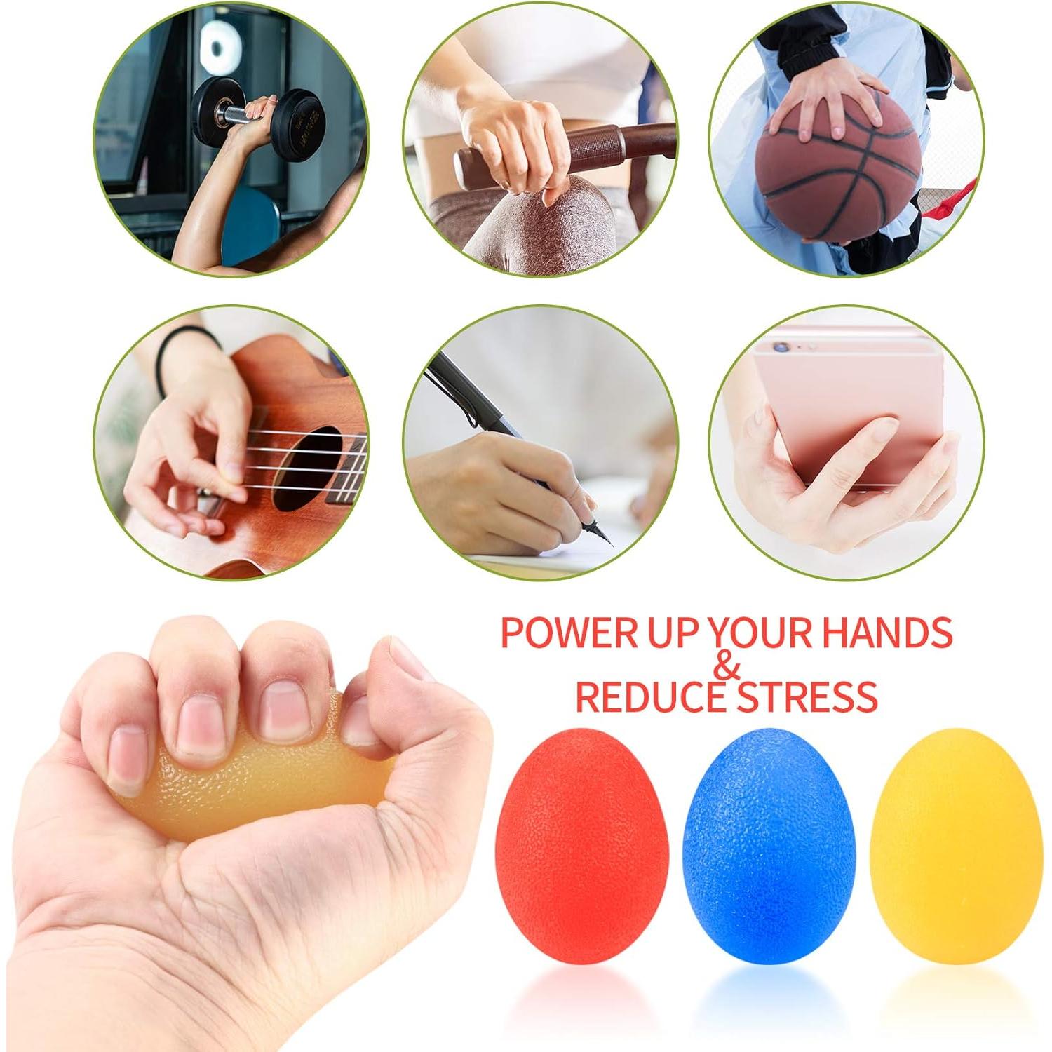 Set de Pelotas de Ejercicio de Mano HexinYigjly - 5 Piezas