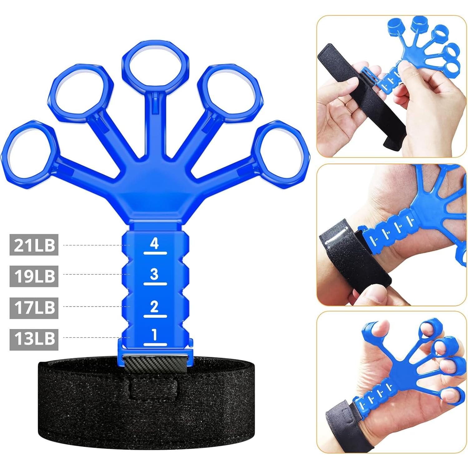 Kit de Fortalecimiento de Agarre ALMAH GS02 - 5 Piezas Ajustables