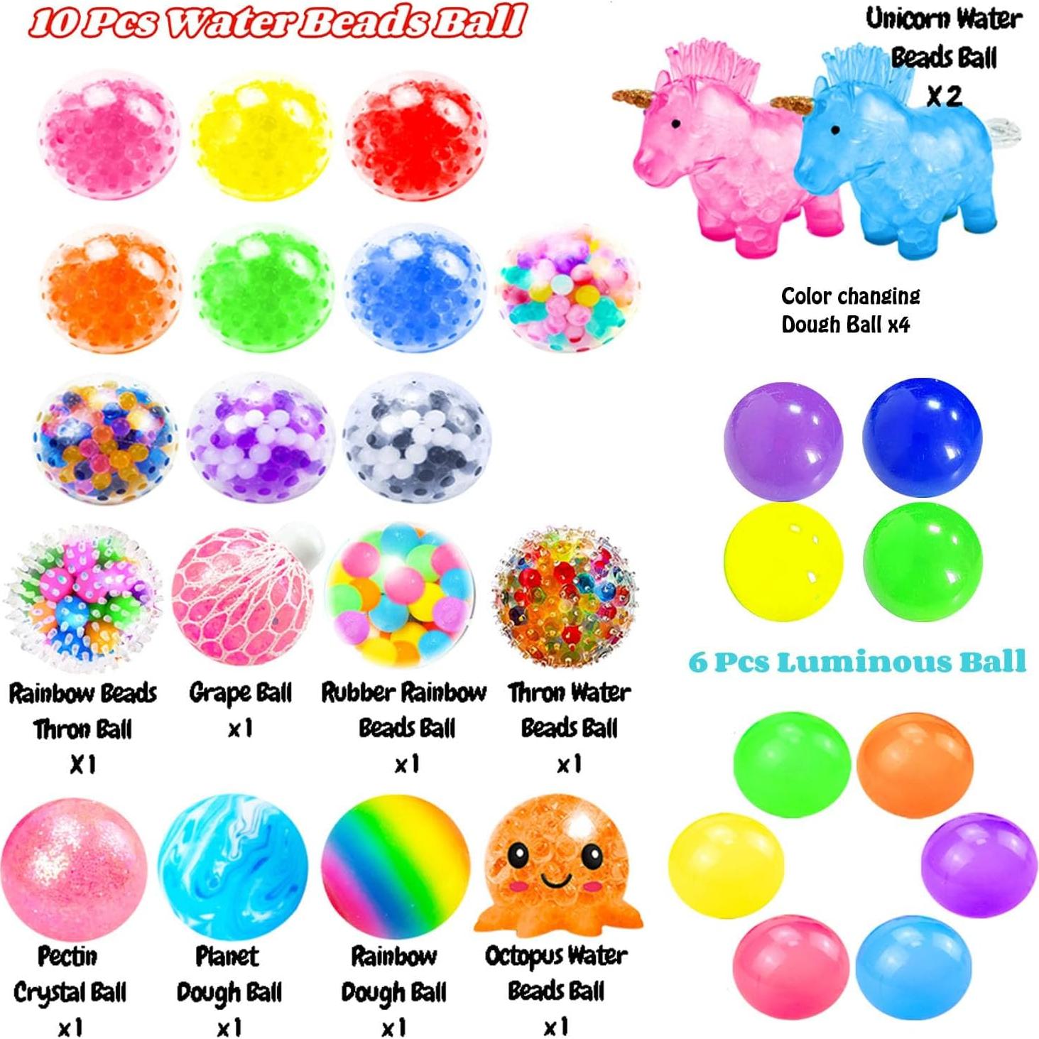 30 Pelotas Antiestrés Blandas SUNPROUND - Alivio de Ansiedad