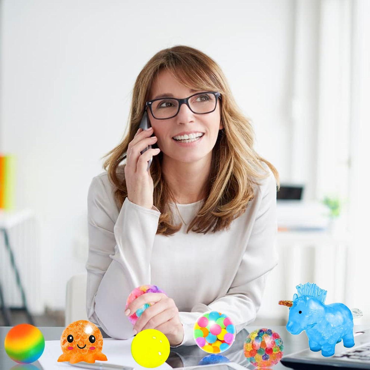 30 Pelotas Antiestrés Blandas SUNPROUND - Alivio de Ansiedad