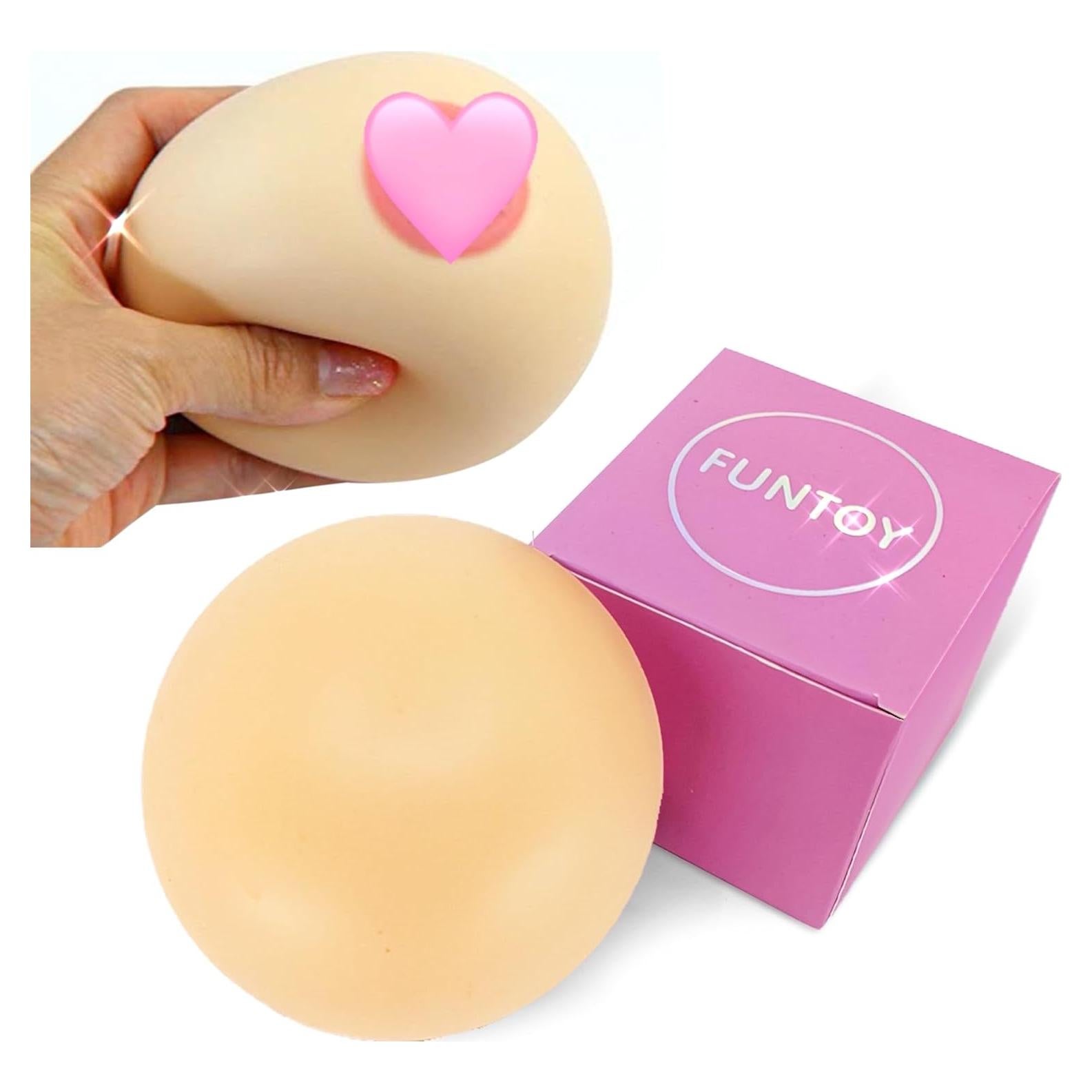 Pelota Antiestrés Divertida Funtoy Grande - Alivio de Estrés