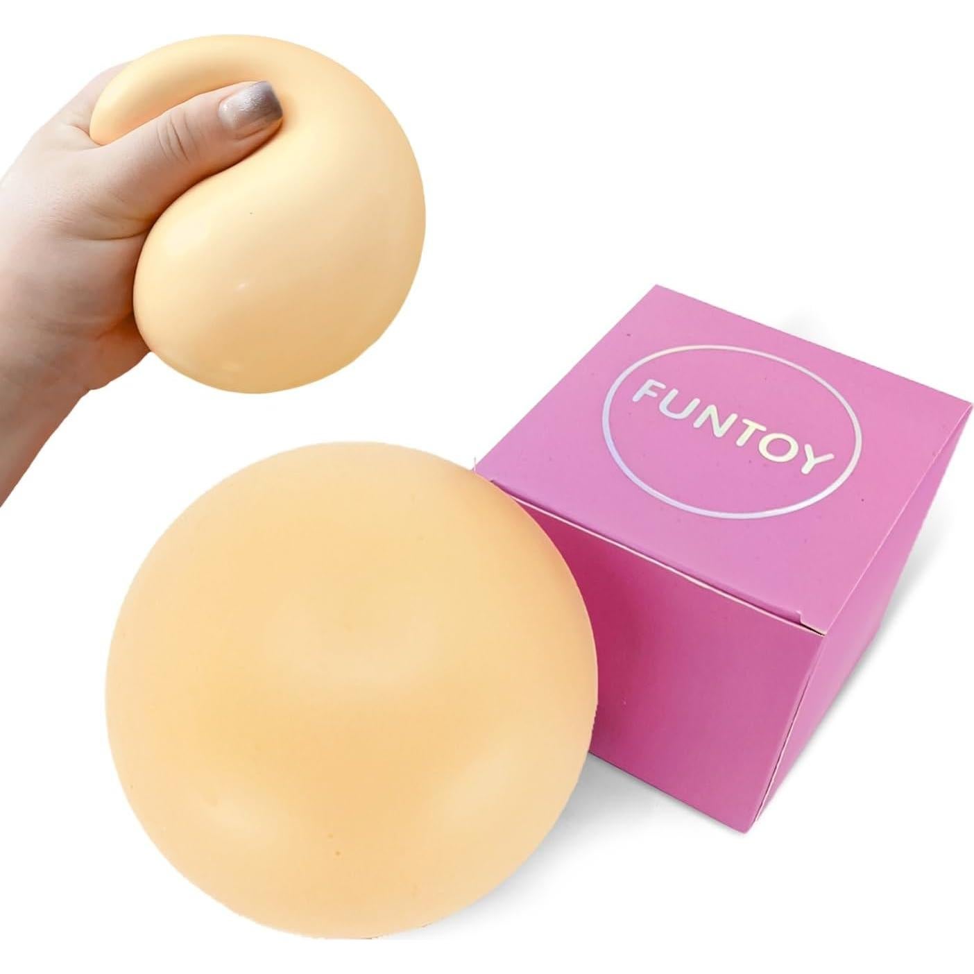 Pelota Antiestrés Divertida Funtoy Grande - Alivio de Estrés