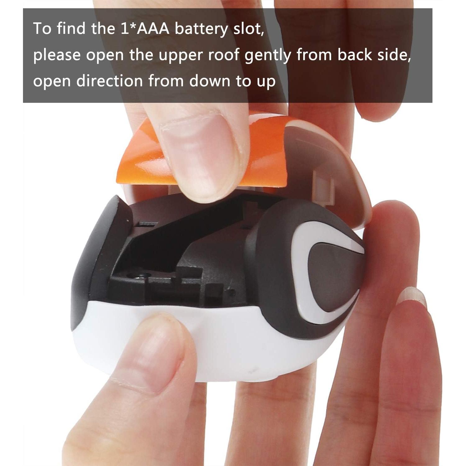 Ratón Inalámbrico Mini Elec Space Naranja 1600DPI USB