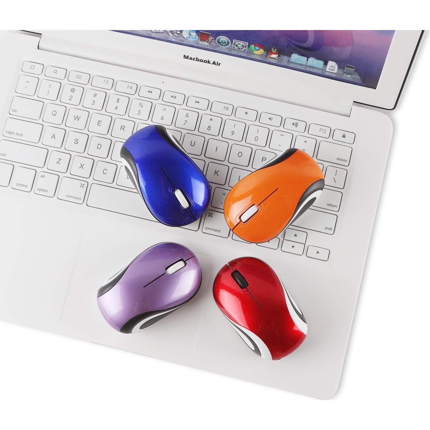 Ratón Inalámbrico Mini Elec Space Naranja 1600DPI USB