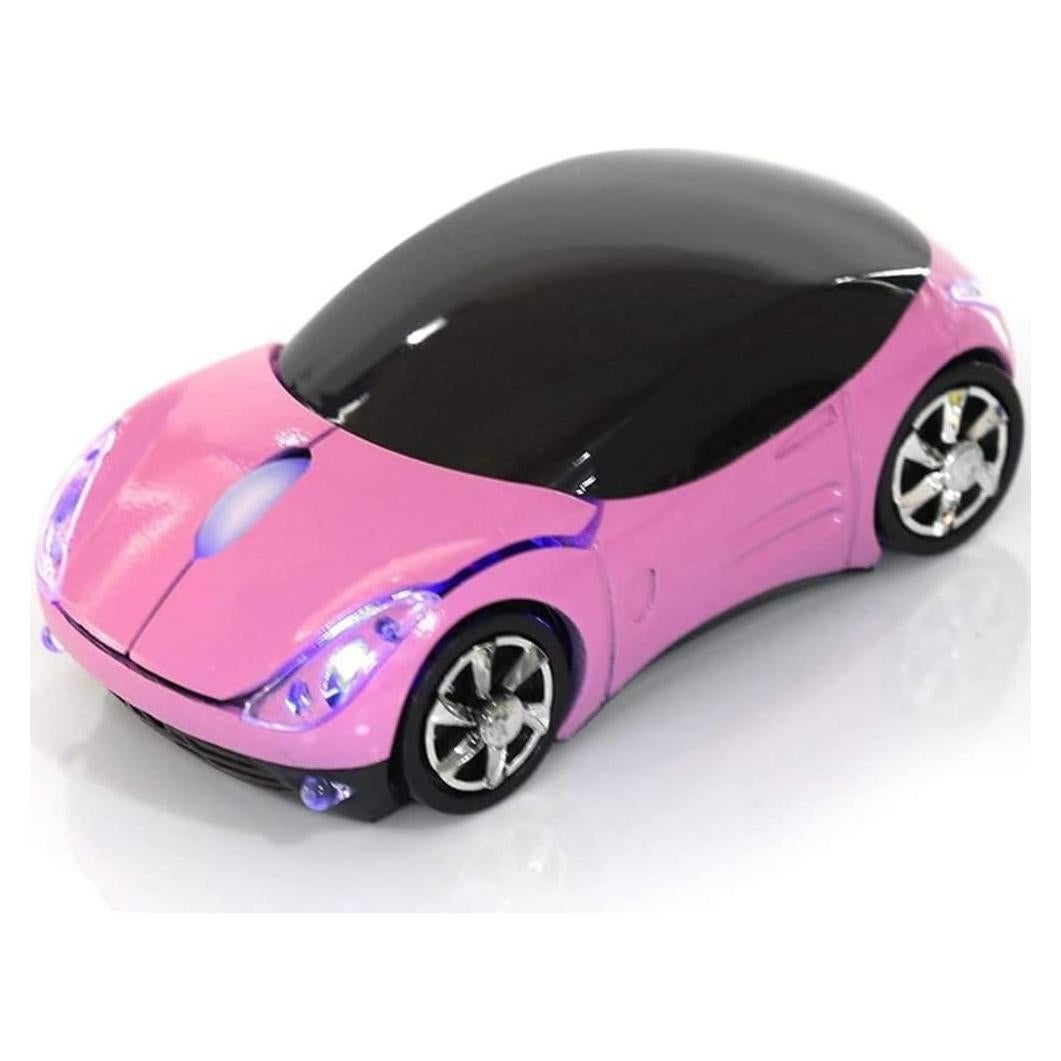 Ratón Inalámbrico Rosa HuGuWdy 2.4G Óptico 1600DPI